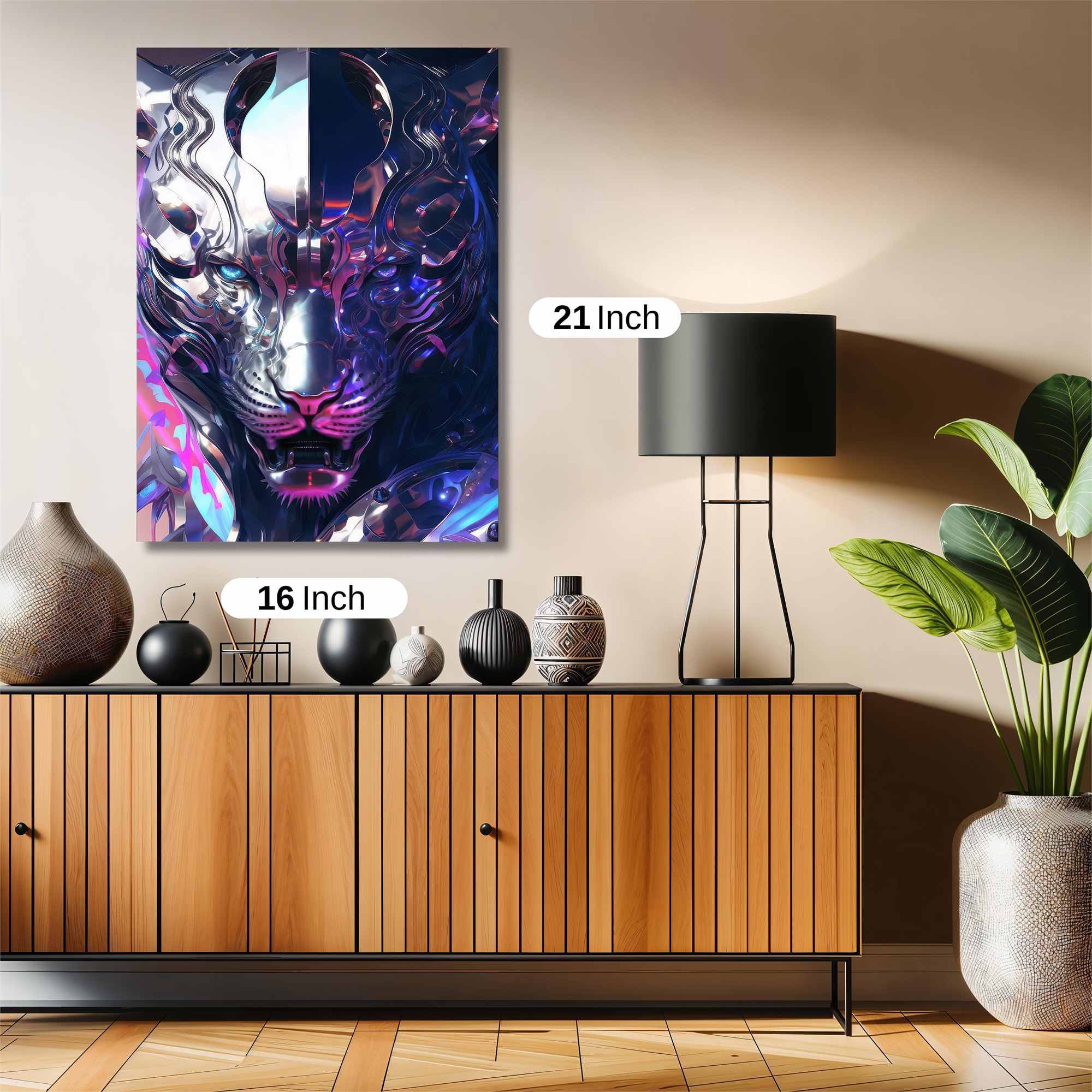 Cyber Panther Safe Wall Magnetic / M