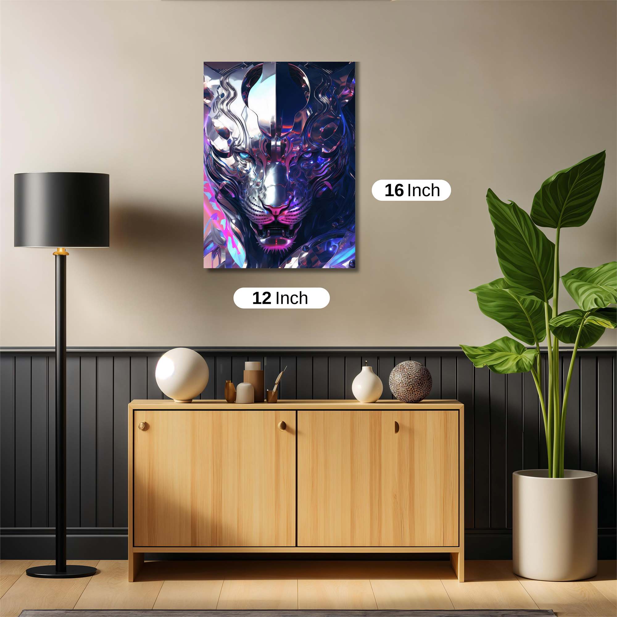 Cyber Panther Safe Wall Magnetic / M