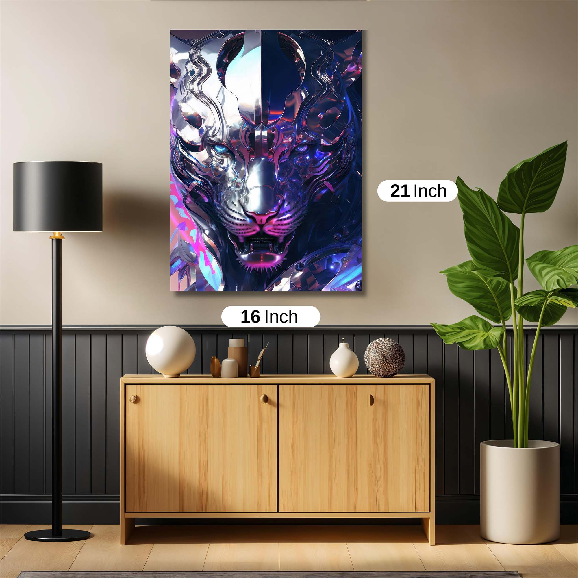 Cyber Panther Safe Wall Magnetic / M