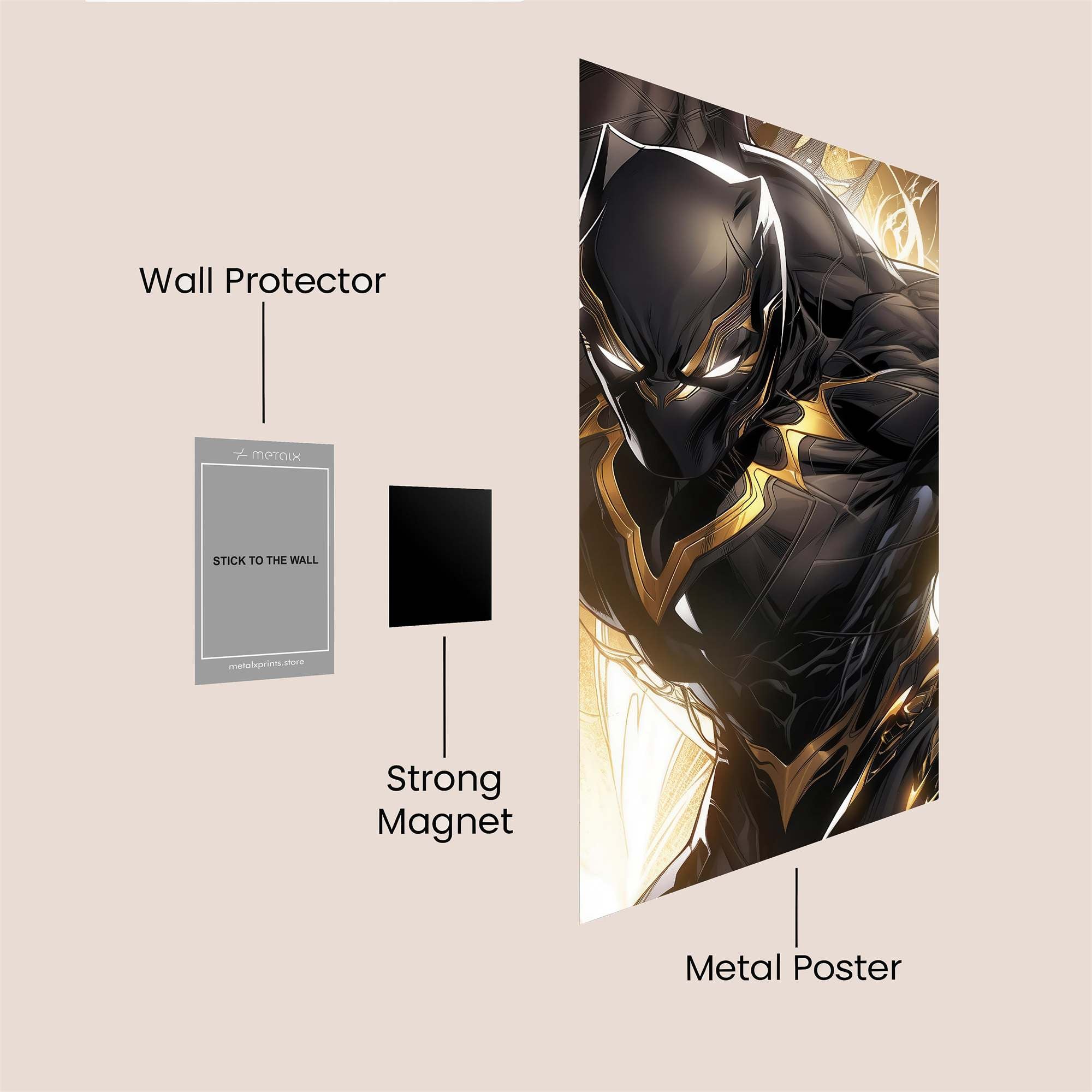 Panther Ascendant Safe Wall Magnetic / M