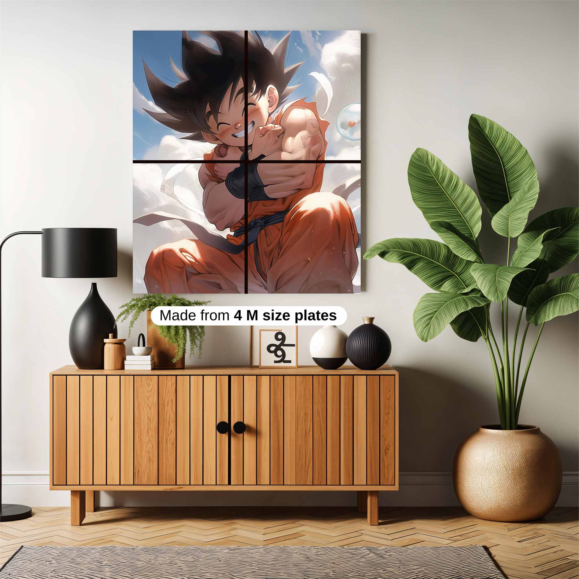 Goku Gleeful Safe Wall Magnetic / M