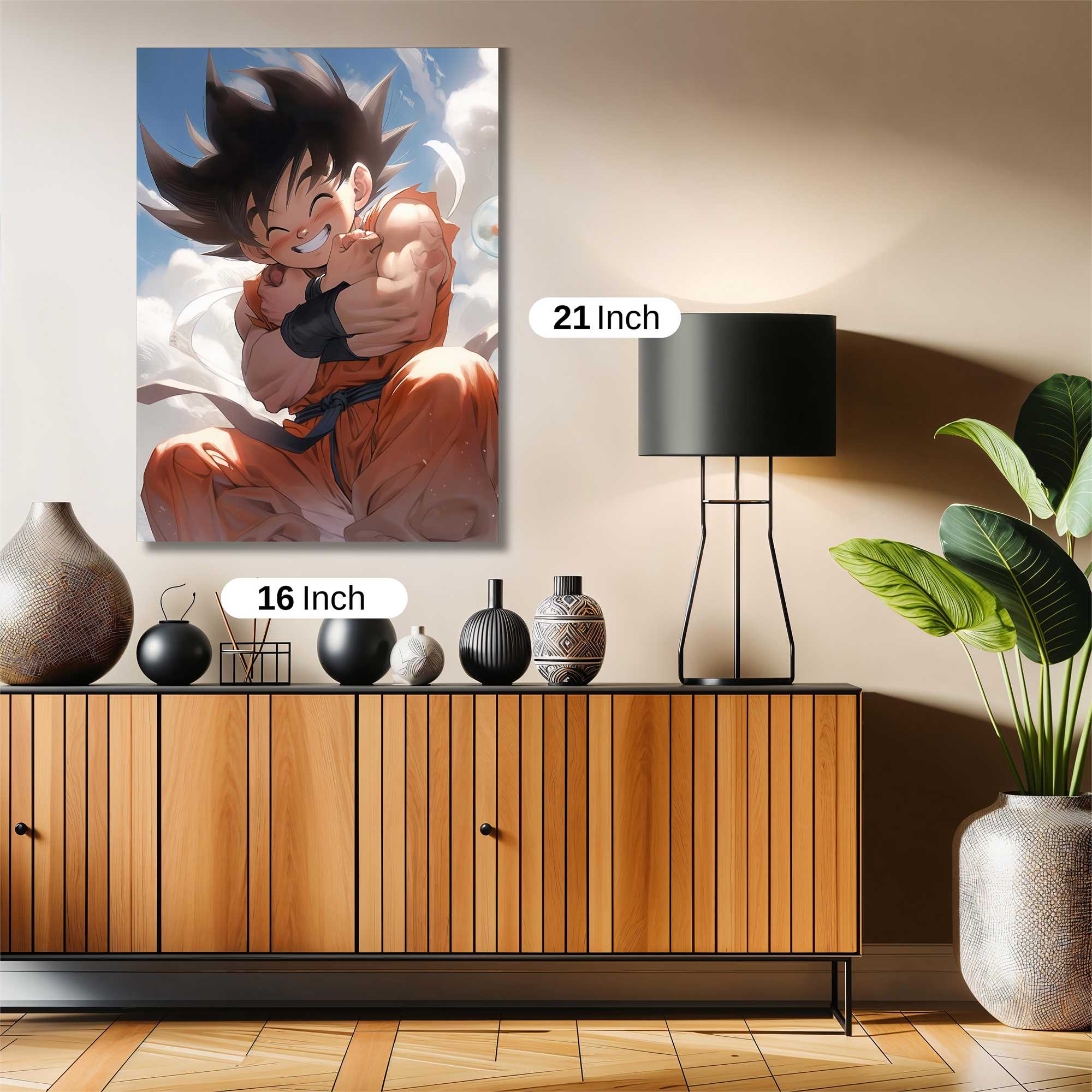 Goku Gleeful Safe Wall Magnetic / M