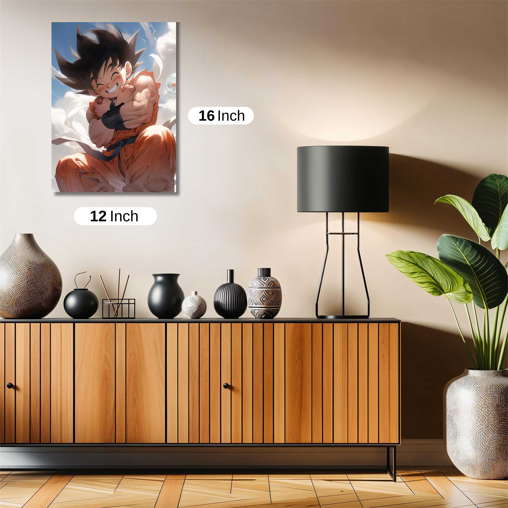 Goku Gleeful Safe Wall Magnetic / M