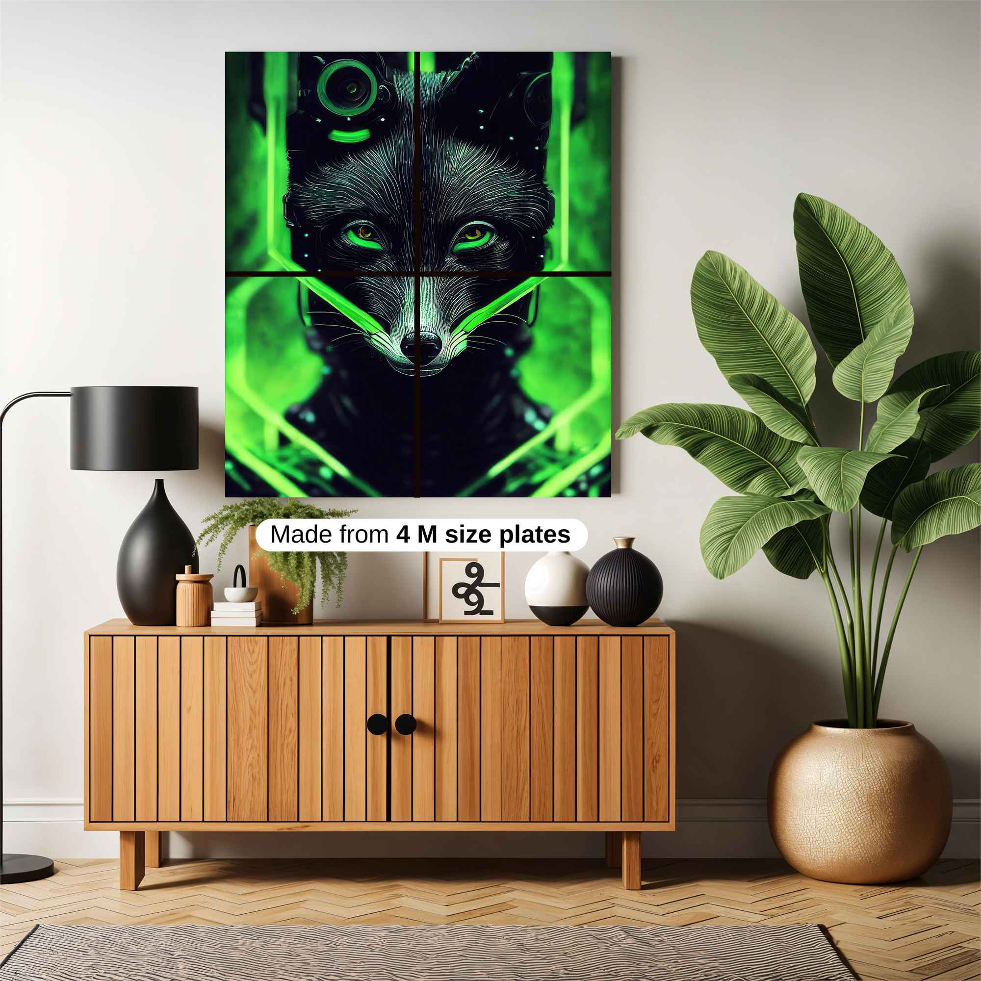 Cyber Fox Safe Wall Magnetic / M