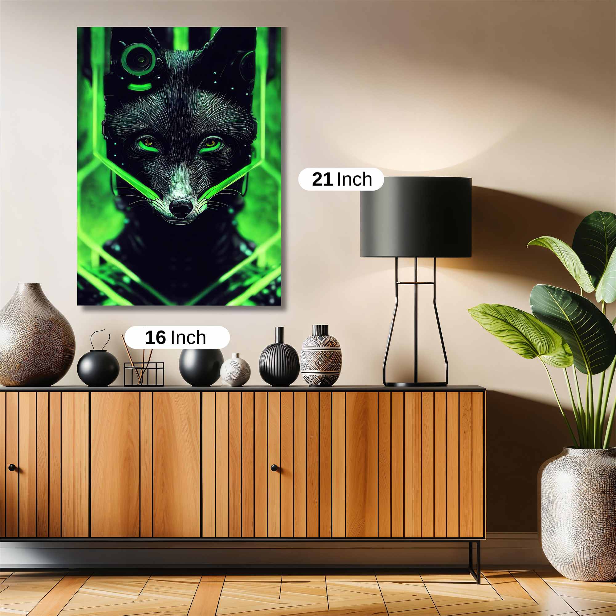 Cyber Fox Safe Wall Magnetic / M