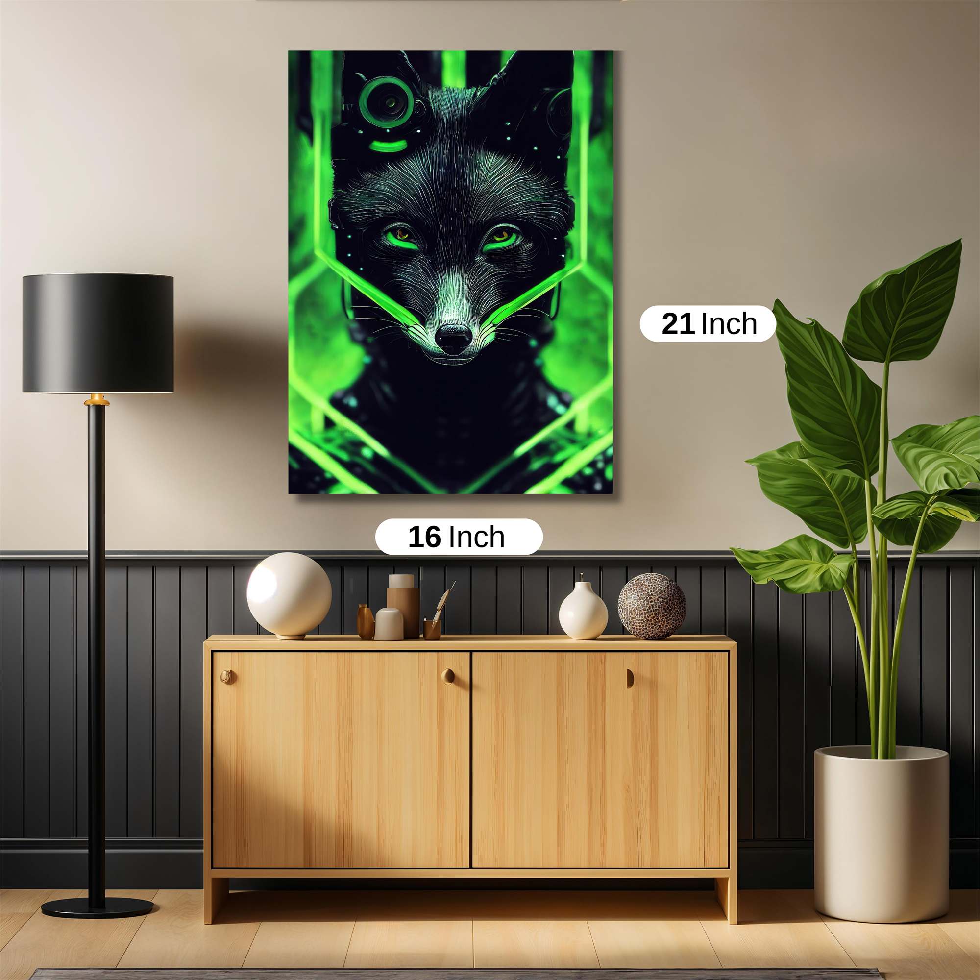 Cyber Fox Safe Wall Magnetic / M
