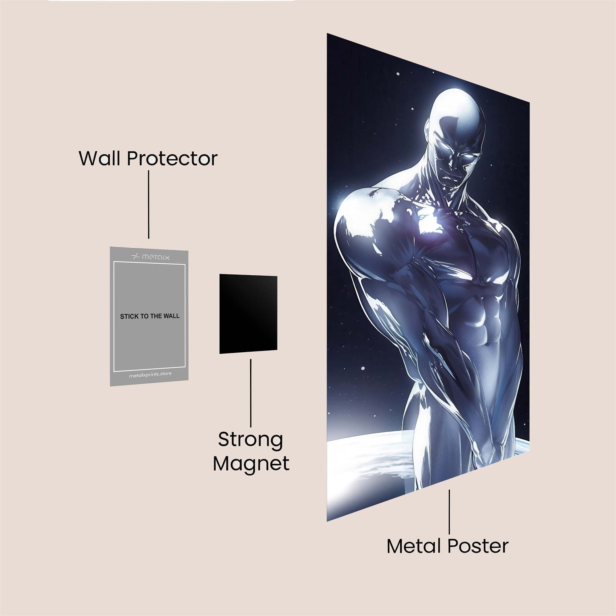 Cosmic Voyage Safe Wall Magnetic / M