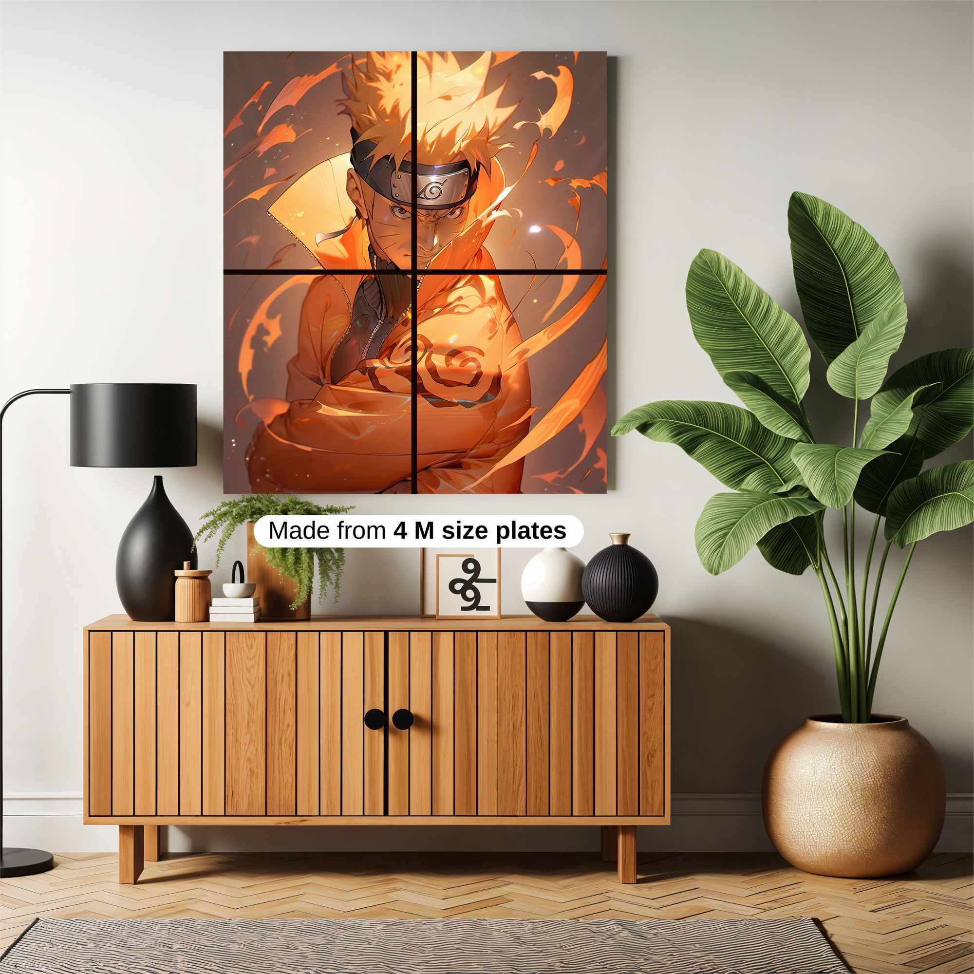 Naruto Blazewind Safe Wall Magnetic / M