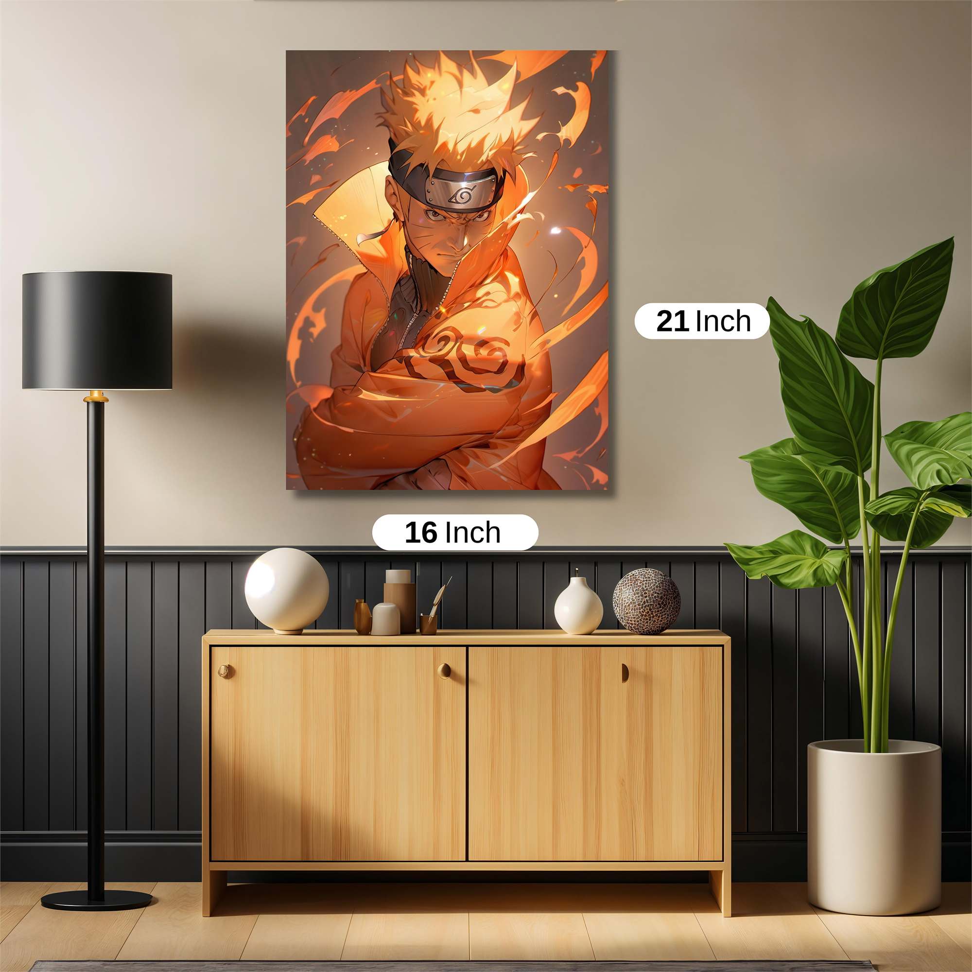 Naruto Blazewind Safe Wall Magnetic / M