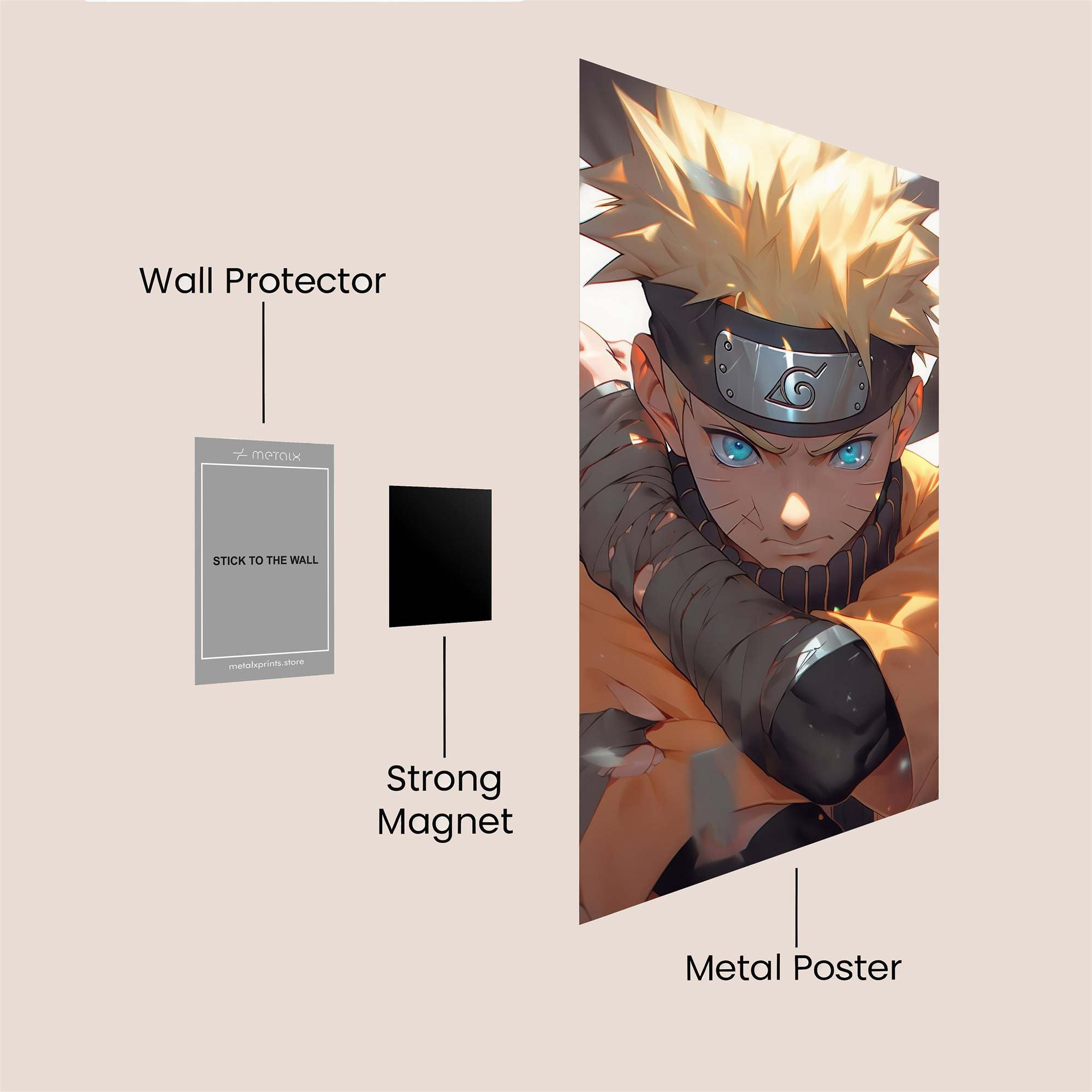 Naruto Resolve Safe Wall Magnetic / M