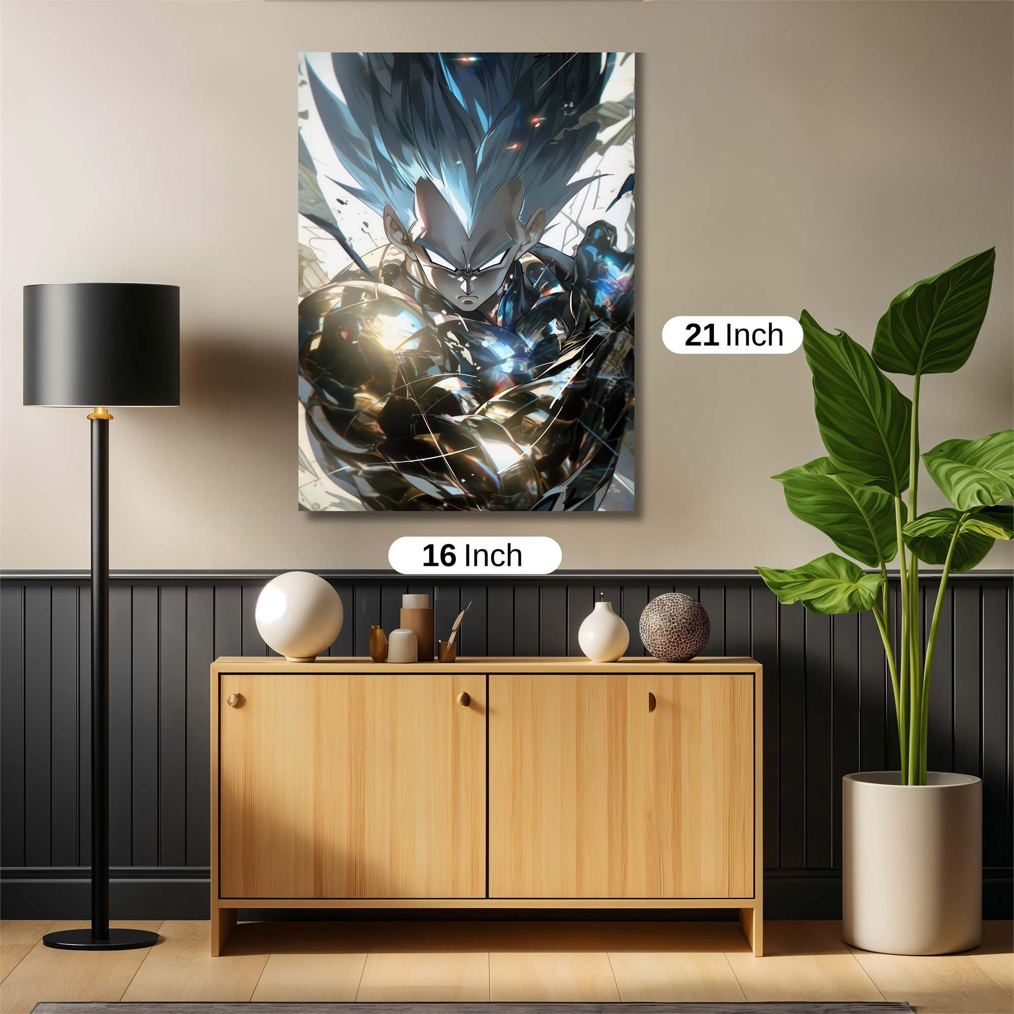 Vegeta Ascendance Safe Wall Magnetic / M