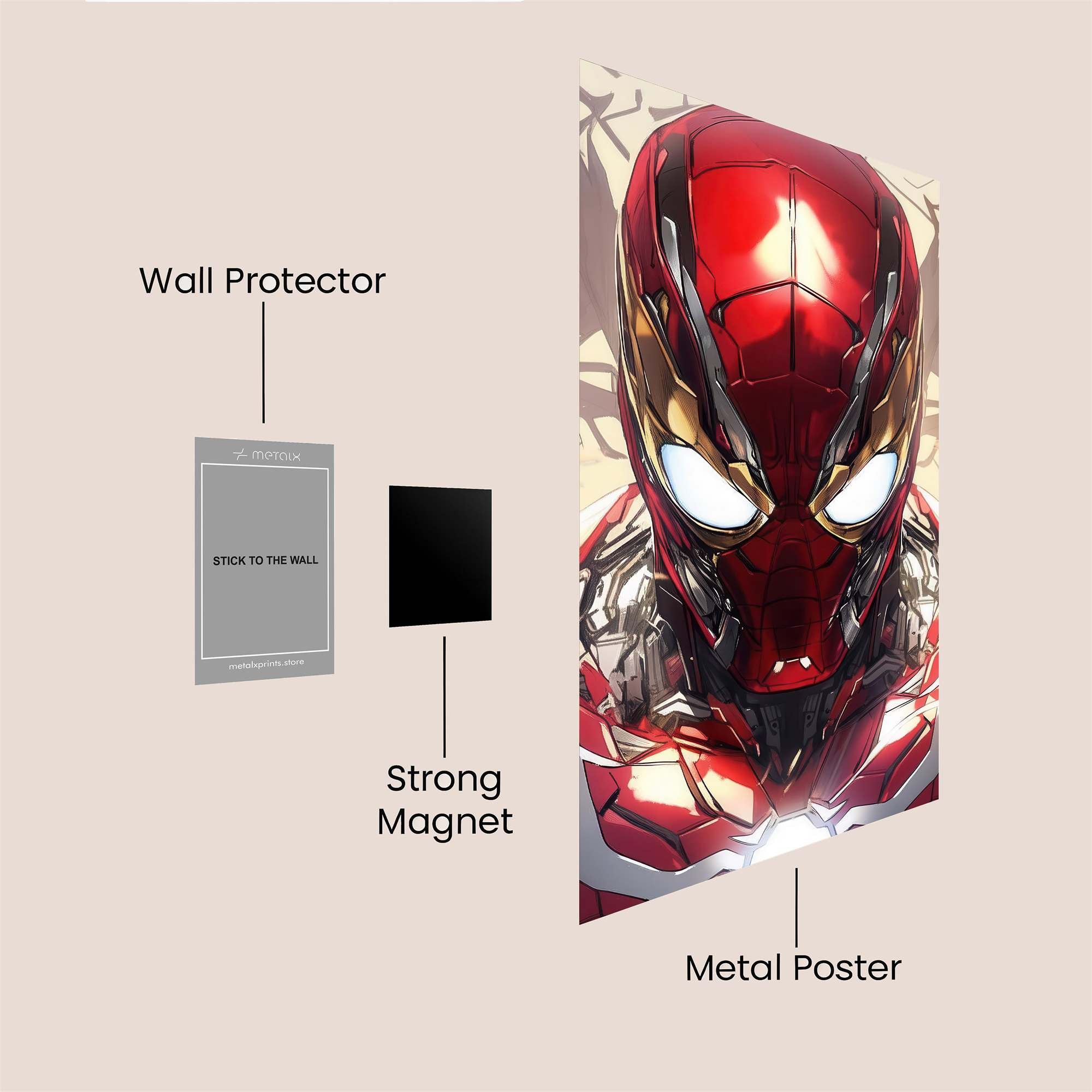 Spider-Man Resurgence Safe Wall Magnetic / M