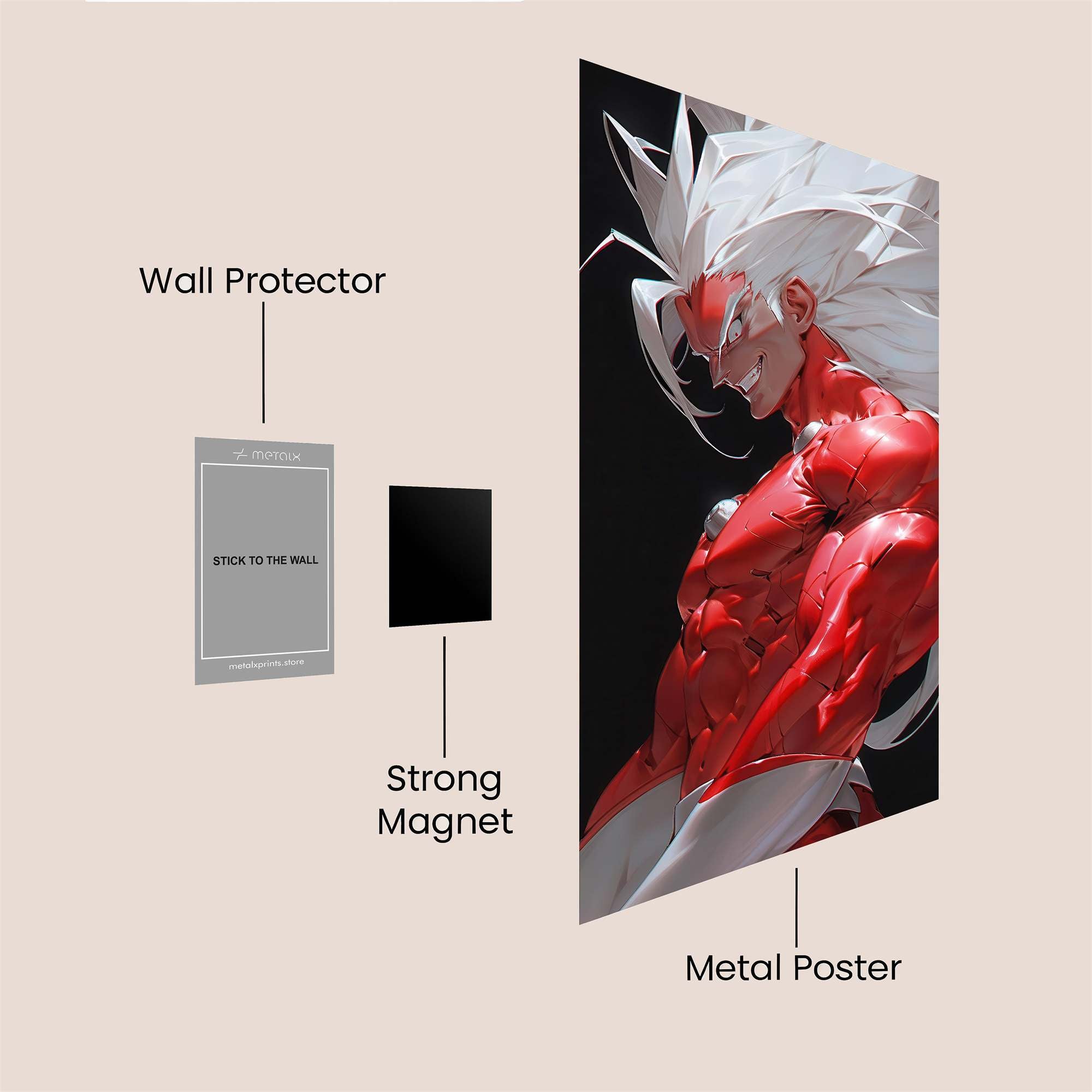 Fiery Presence Safe Wall Magnetic / M