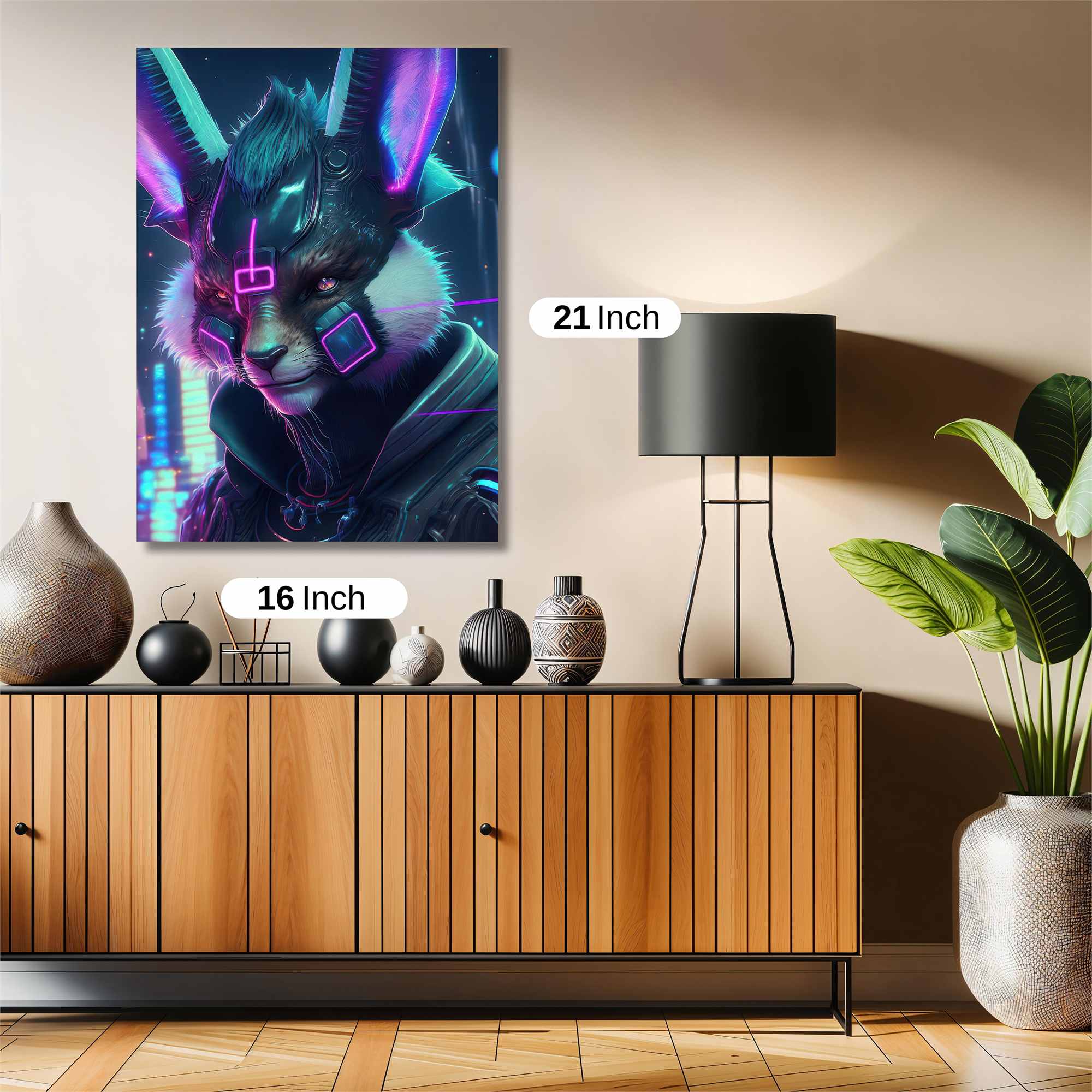 Neon Vibe Safe Wall Magnetic / M