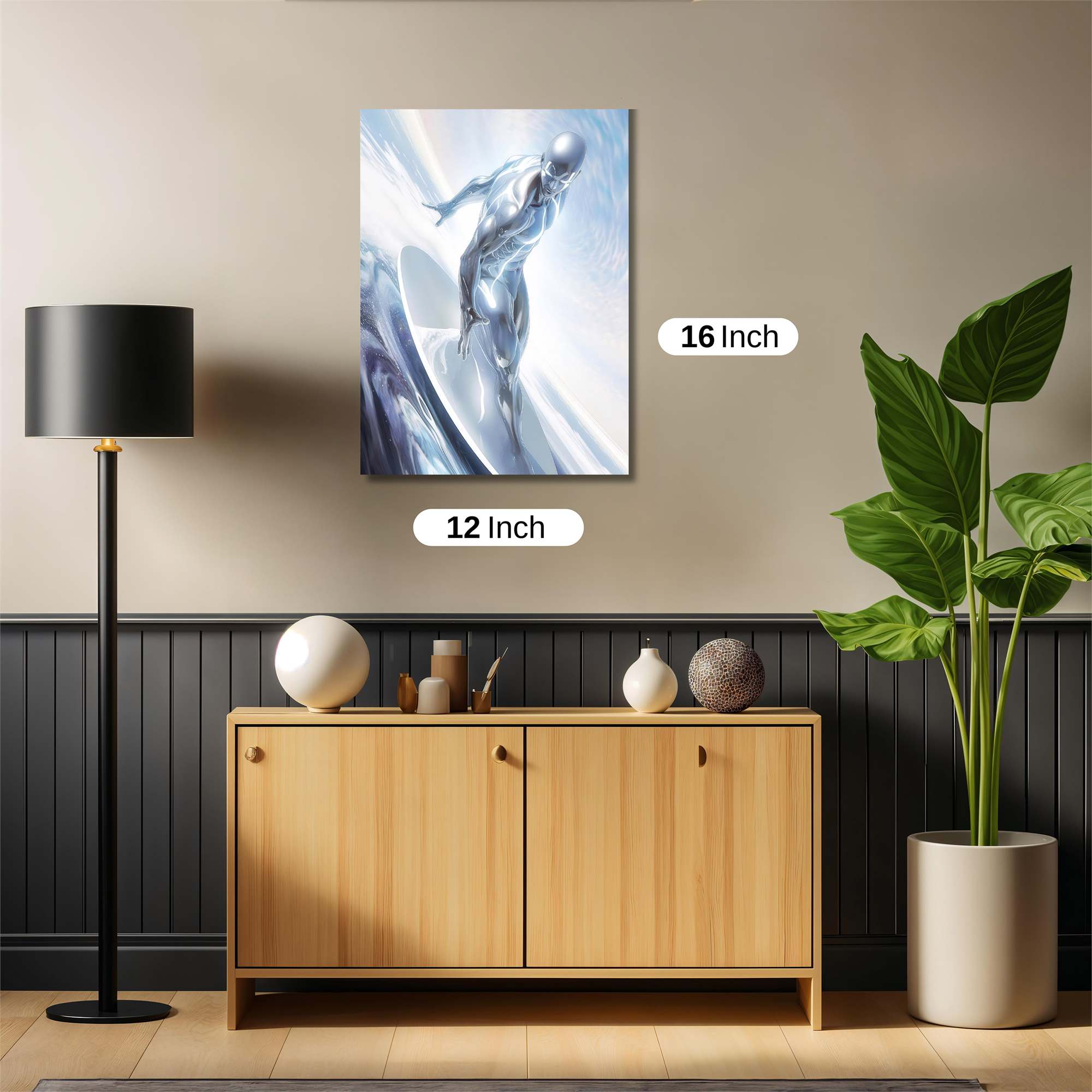 Surfer Celestial Safe Wall Magnetic / M