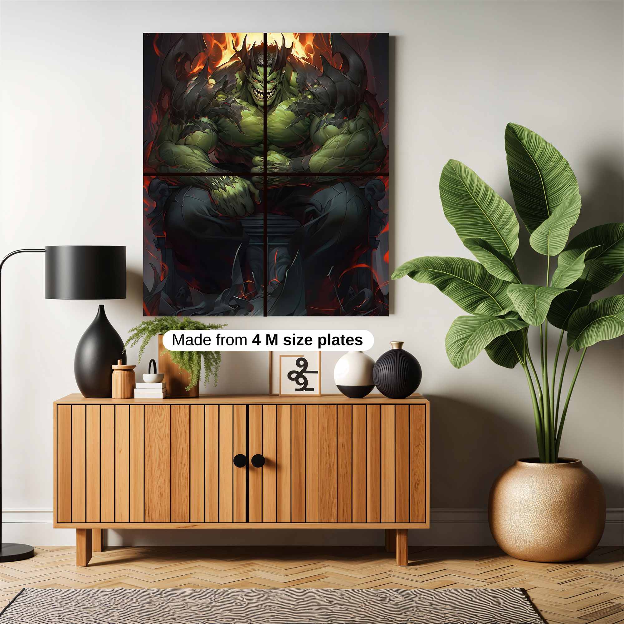 Hulk Inferno Safe Wall Magnetic / M