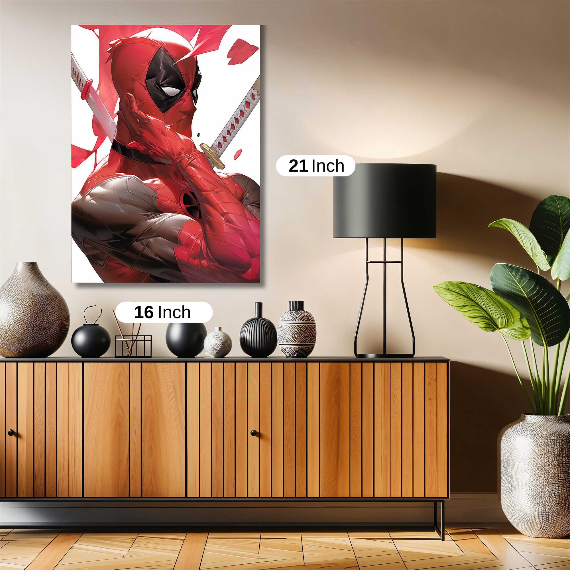 Deadpool Frenzy Safe Wall Magnetic / M