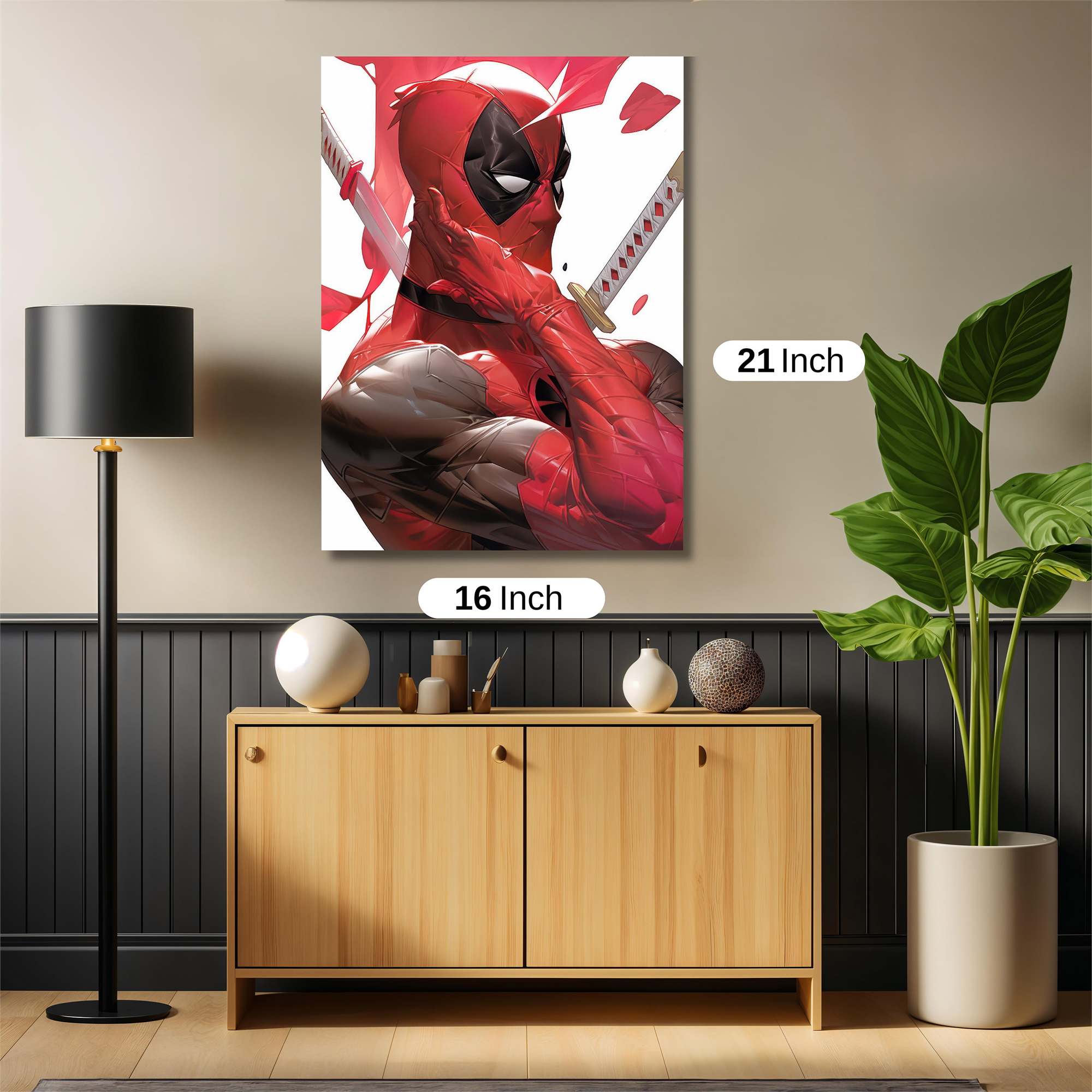 Deadpool Frenzy Safe Wall Magnetic / M