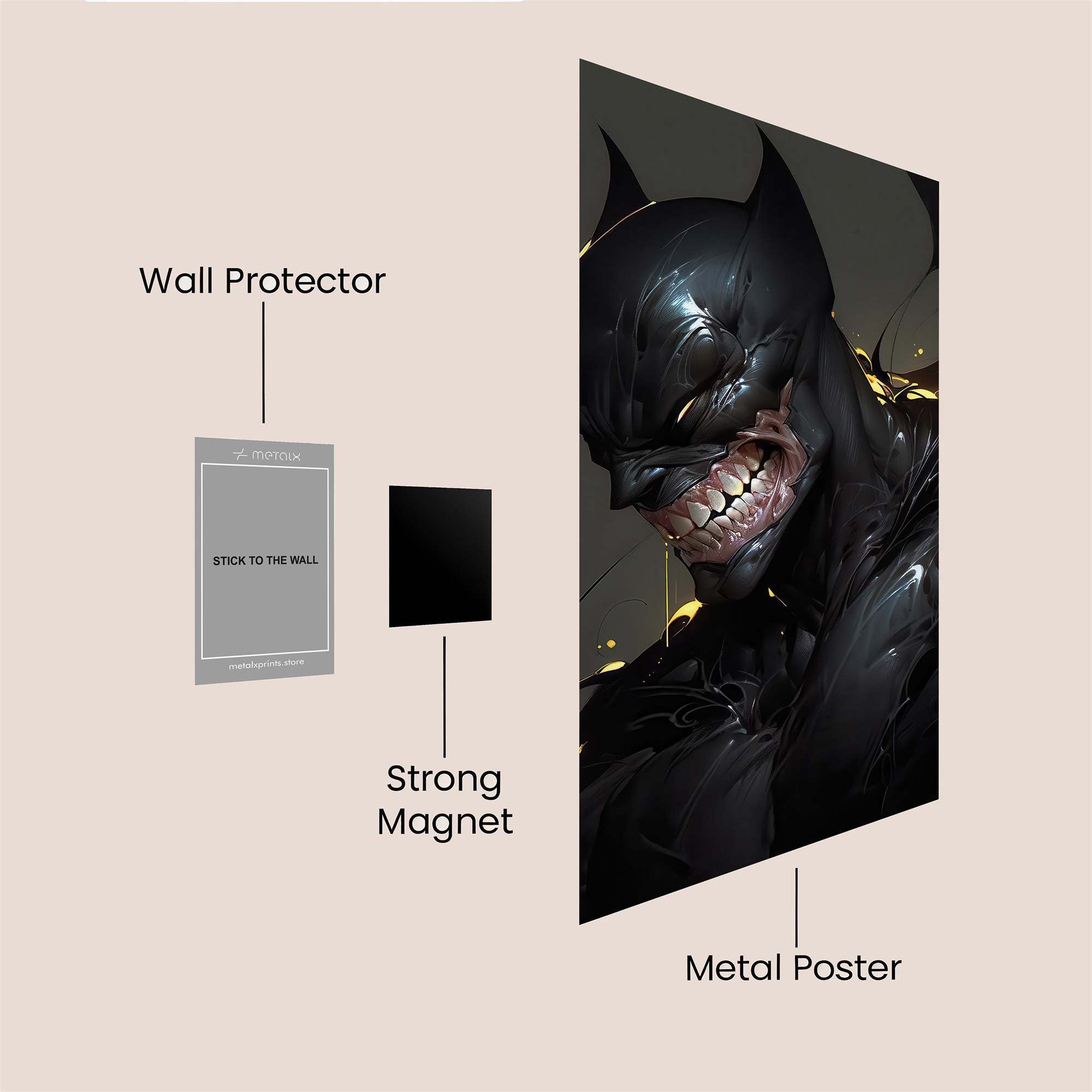 Dark Venom Safe Wall Magnetic / M