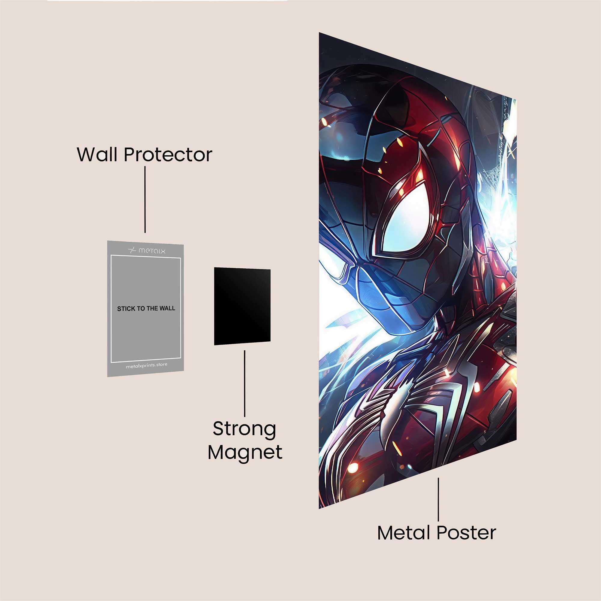 Spider-Man Radiance Safe Wall Magnetic / M