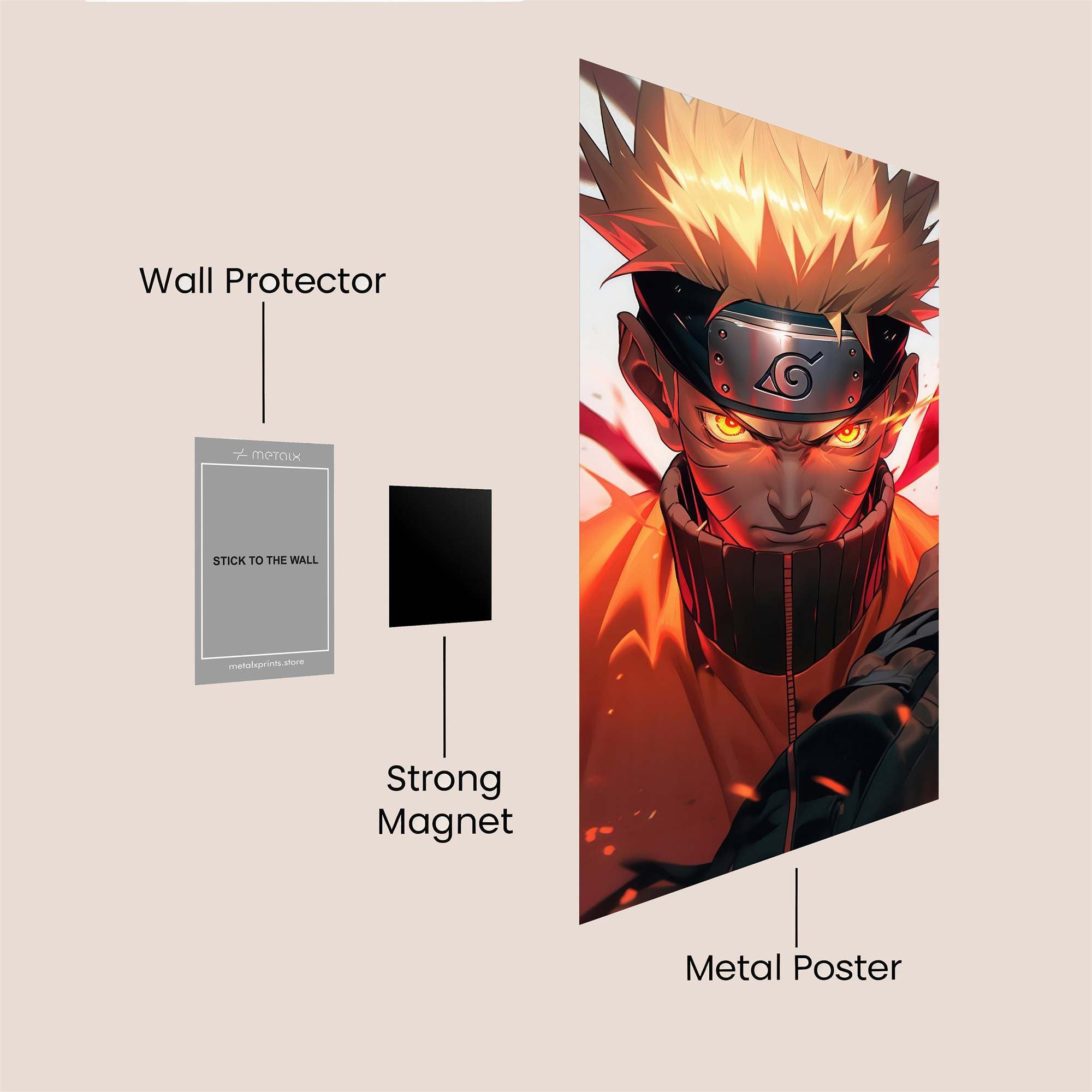 Naruto Blaze Safe Wall Magnetic / M
