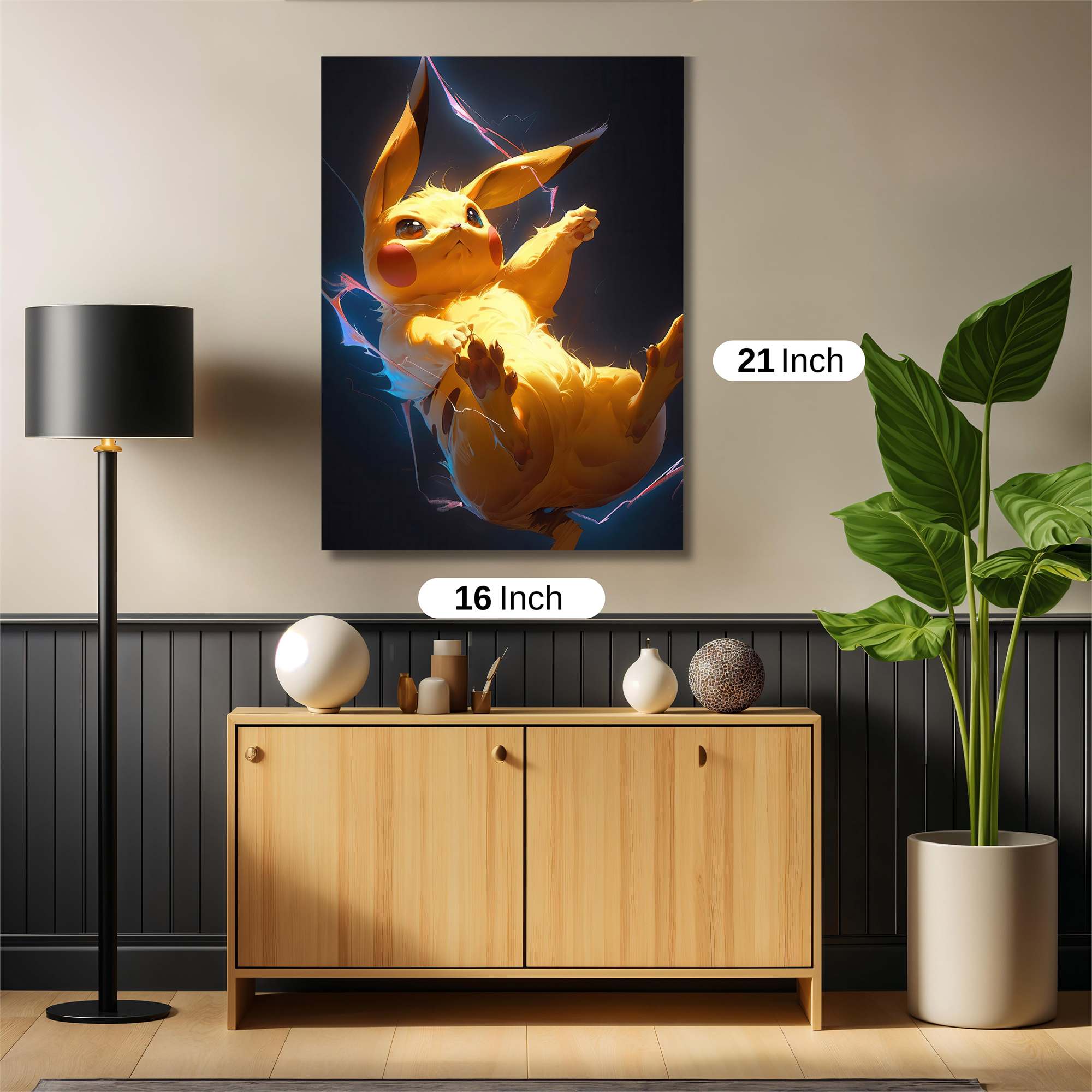 Pikachu Radiance Safe Wall Magnetic / M