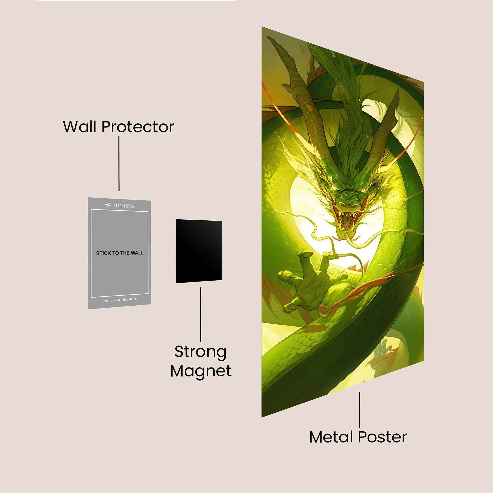 Shenron Majesty Safe Wall Magnetic / M