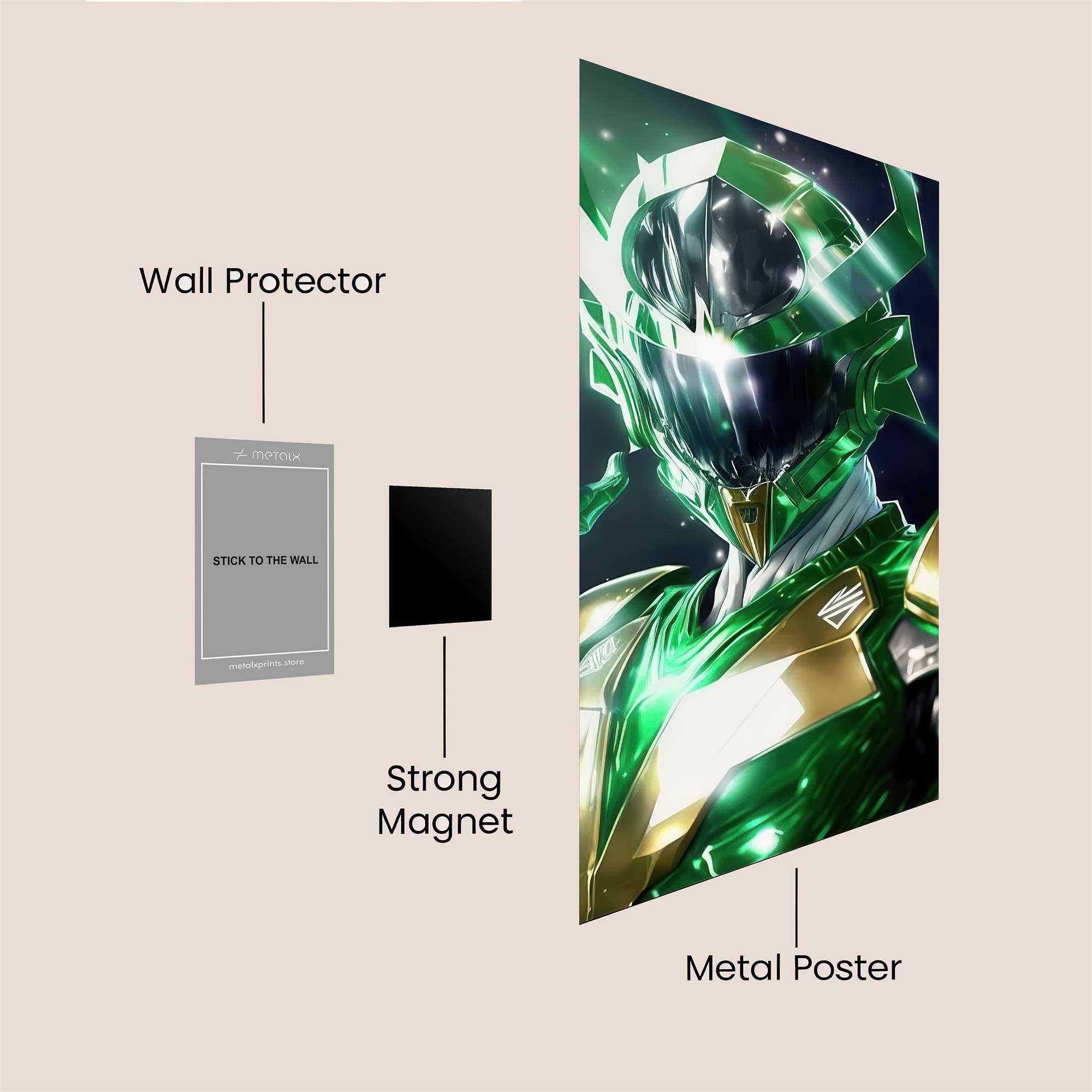 Mewtwo Radiance Safe Wall Magnetic / M