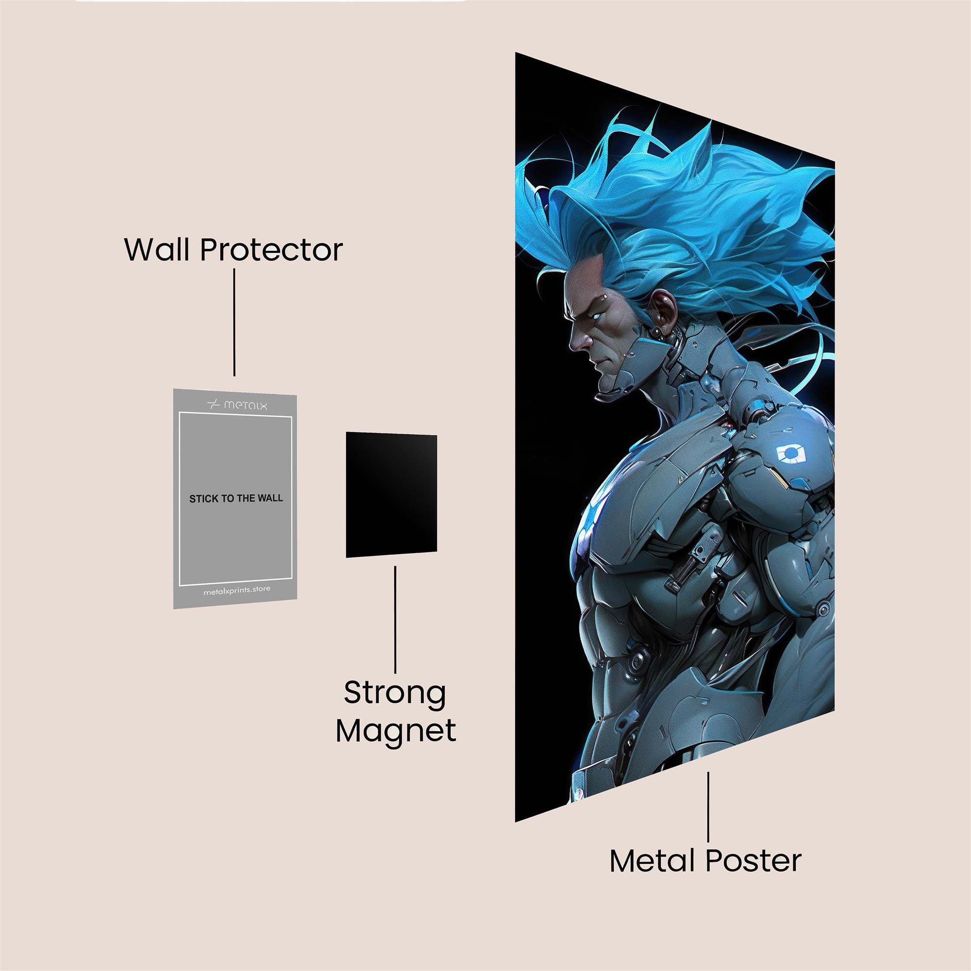 Cyborg Zenith Safe Wall Magnetic / M