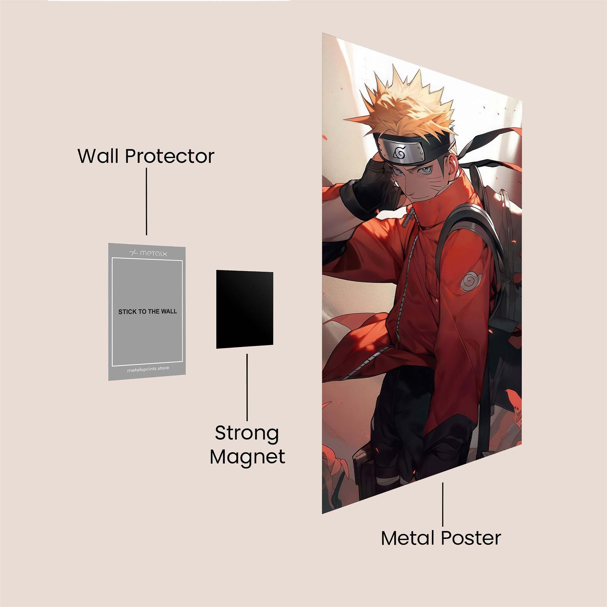 Naruto Resolve Safe Wall Magnetic / M