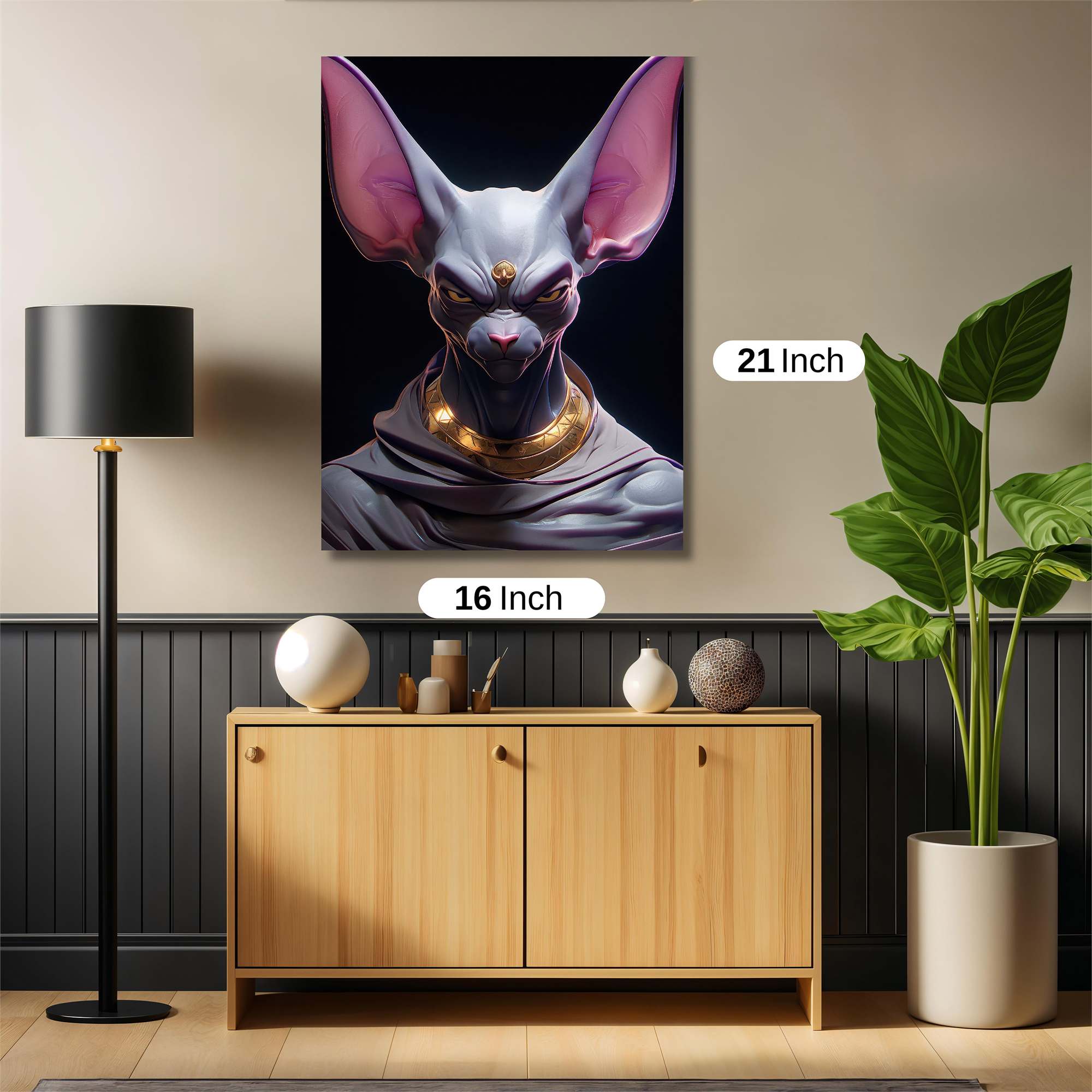 Feline Majesty Safe Wall Magnetic / M