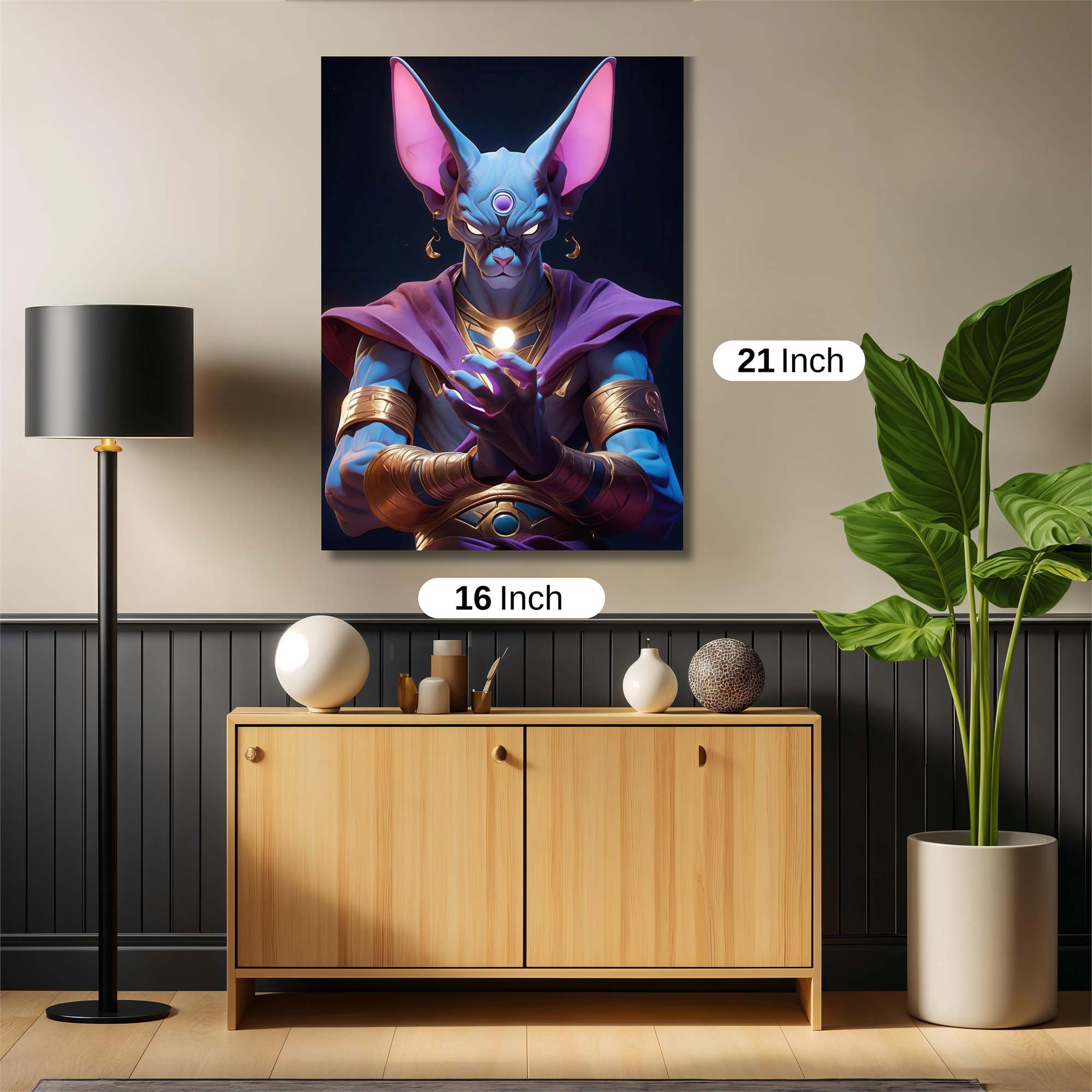 Feline Omnipotence Safe Wall Magnetic / M