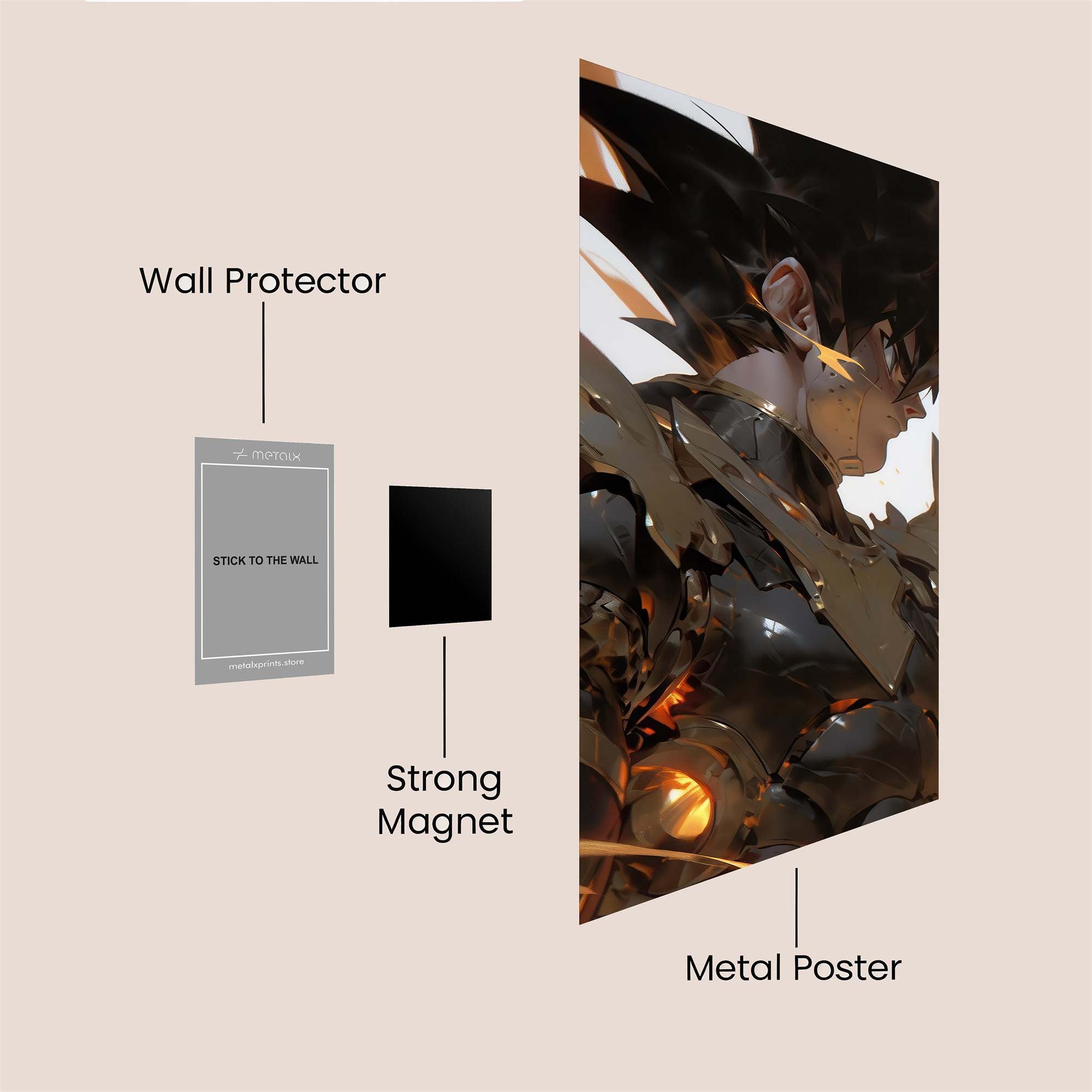 Heroic Reverie Safe Wall Magnetic / M