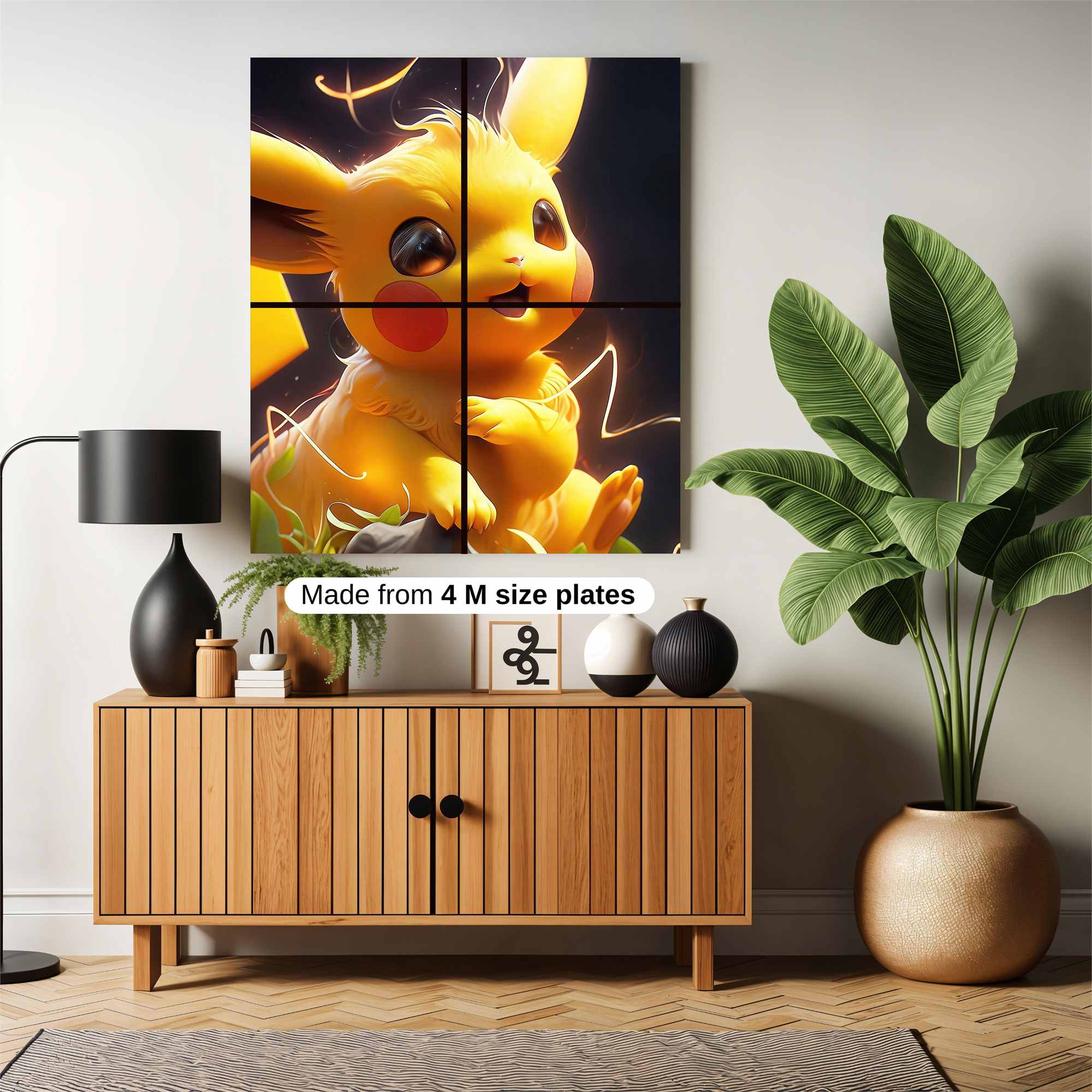 Pikachu Radiance Safe Wall Magnetic / M