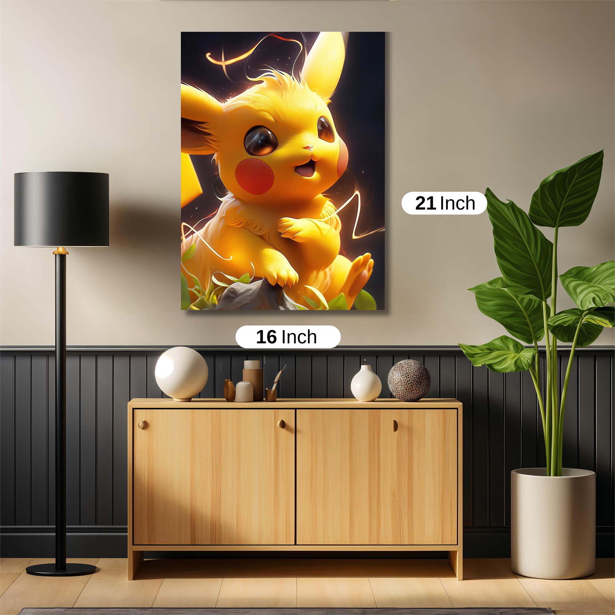 Pikachu Radiance Safe Wall Magnetic / M