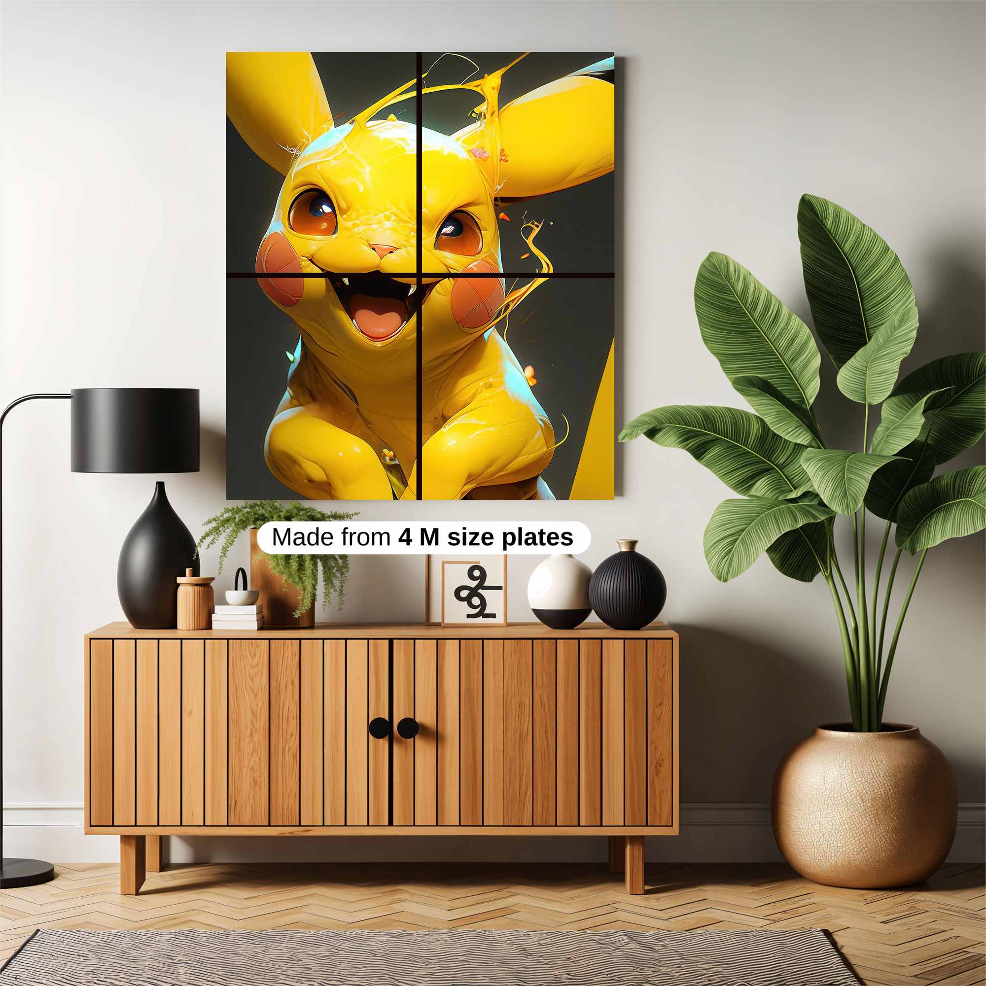 Pikachu Frenzy Safe Wall Magnetic / M