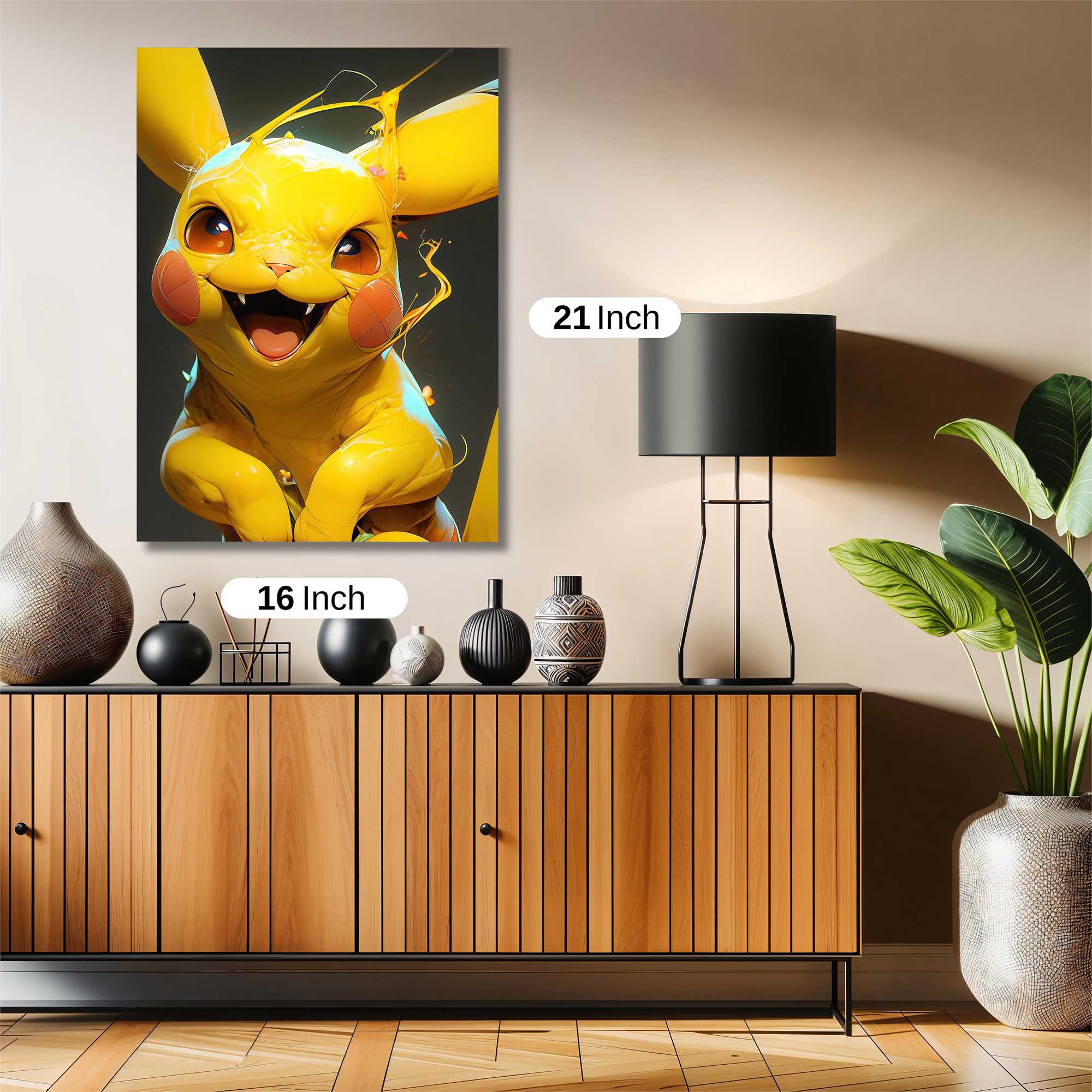 Pikachu Frenzy Safe Wall Magnetic / M