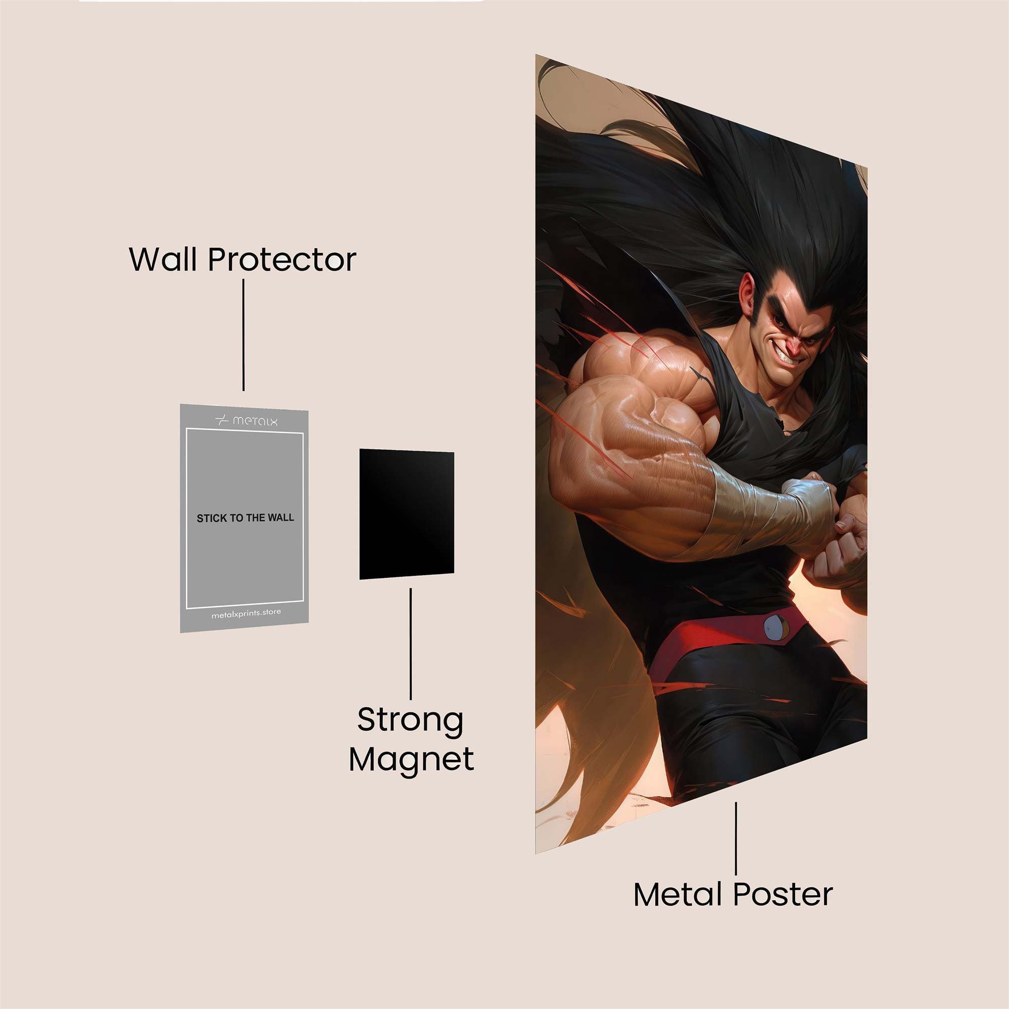 Warrior Intensity Safe Wall Magnetic / M