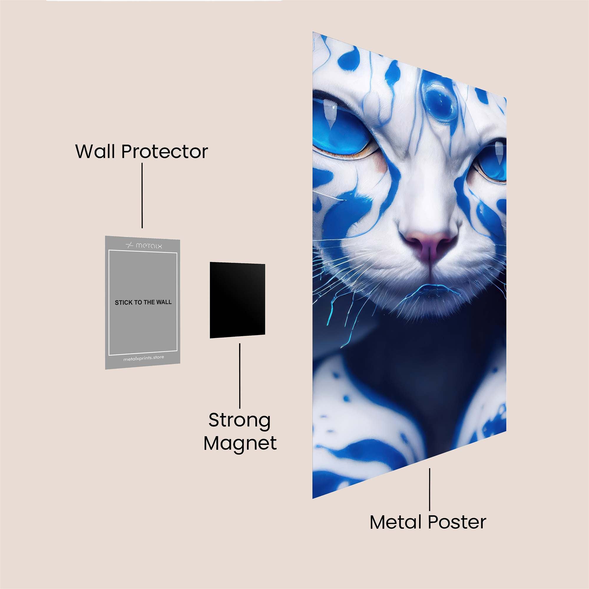 Feline Mystique Safe Wall Magnetic / M