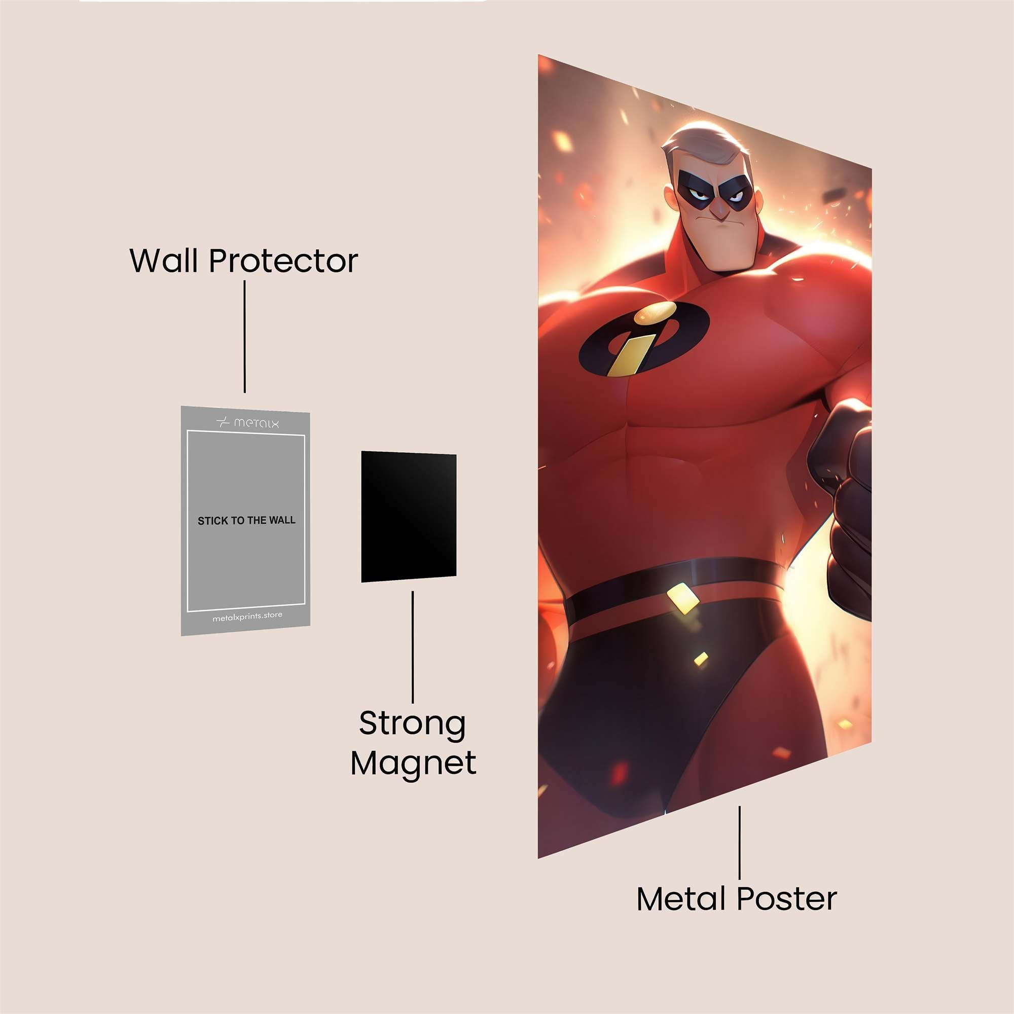 Incredible Valor Safe Wall Magnetic / M