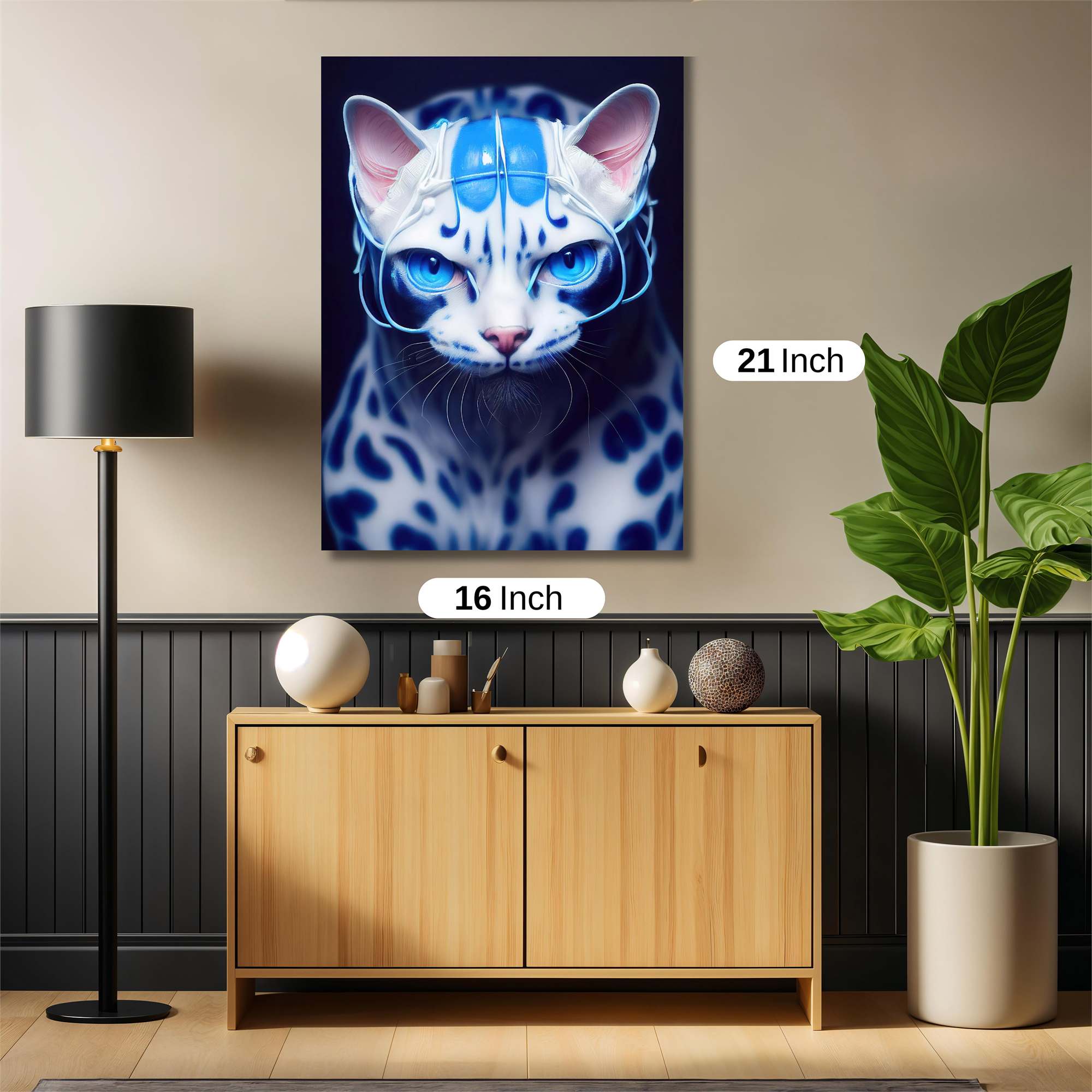 Cyber Feline Safe Wall Magnetic / M