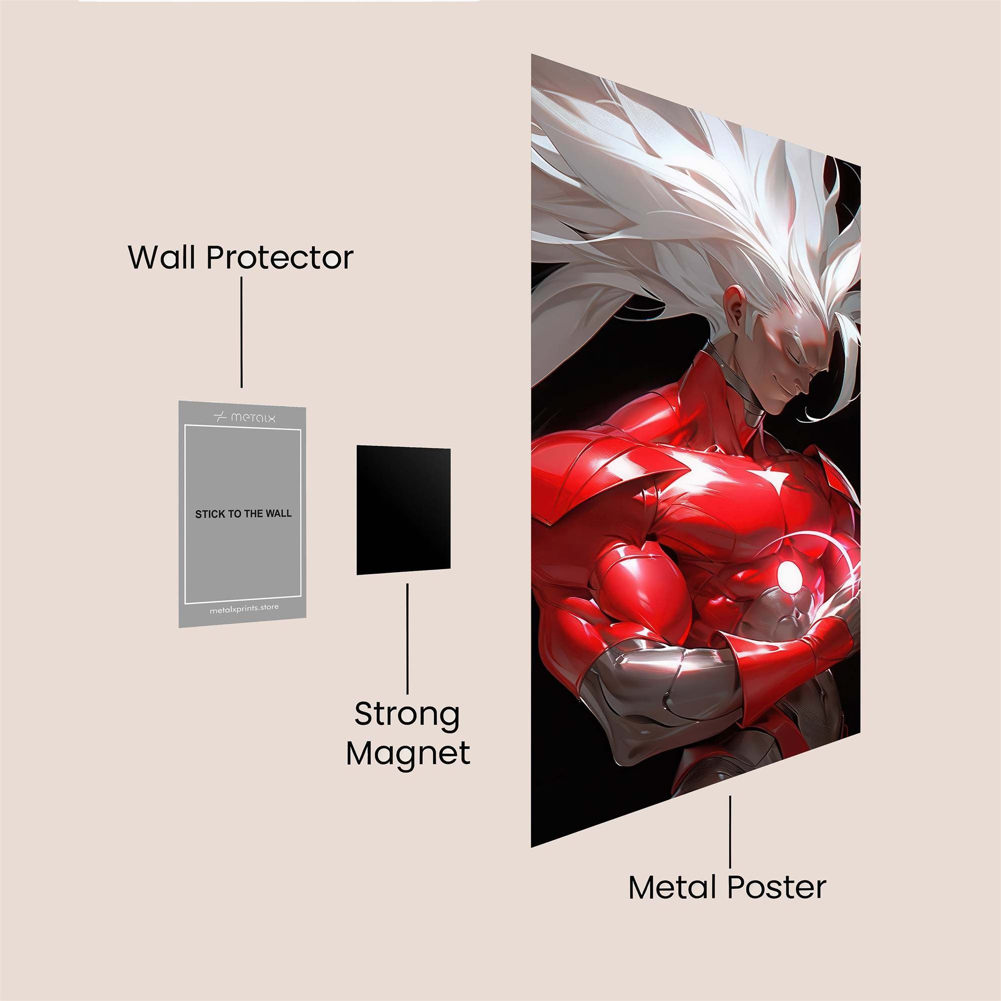 Heroic Solitude Safe Wall Magnetic / M