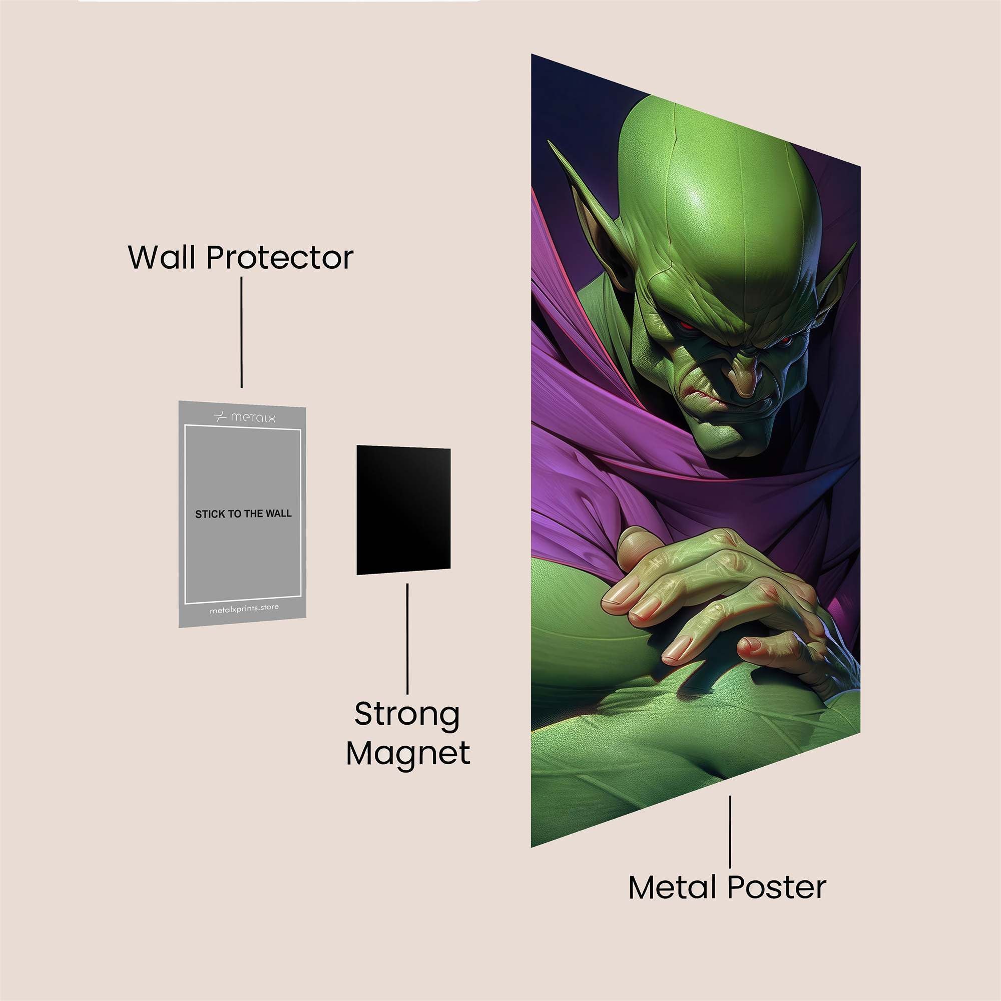 Piccolo Pensive Safe Wall Magnetic / M