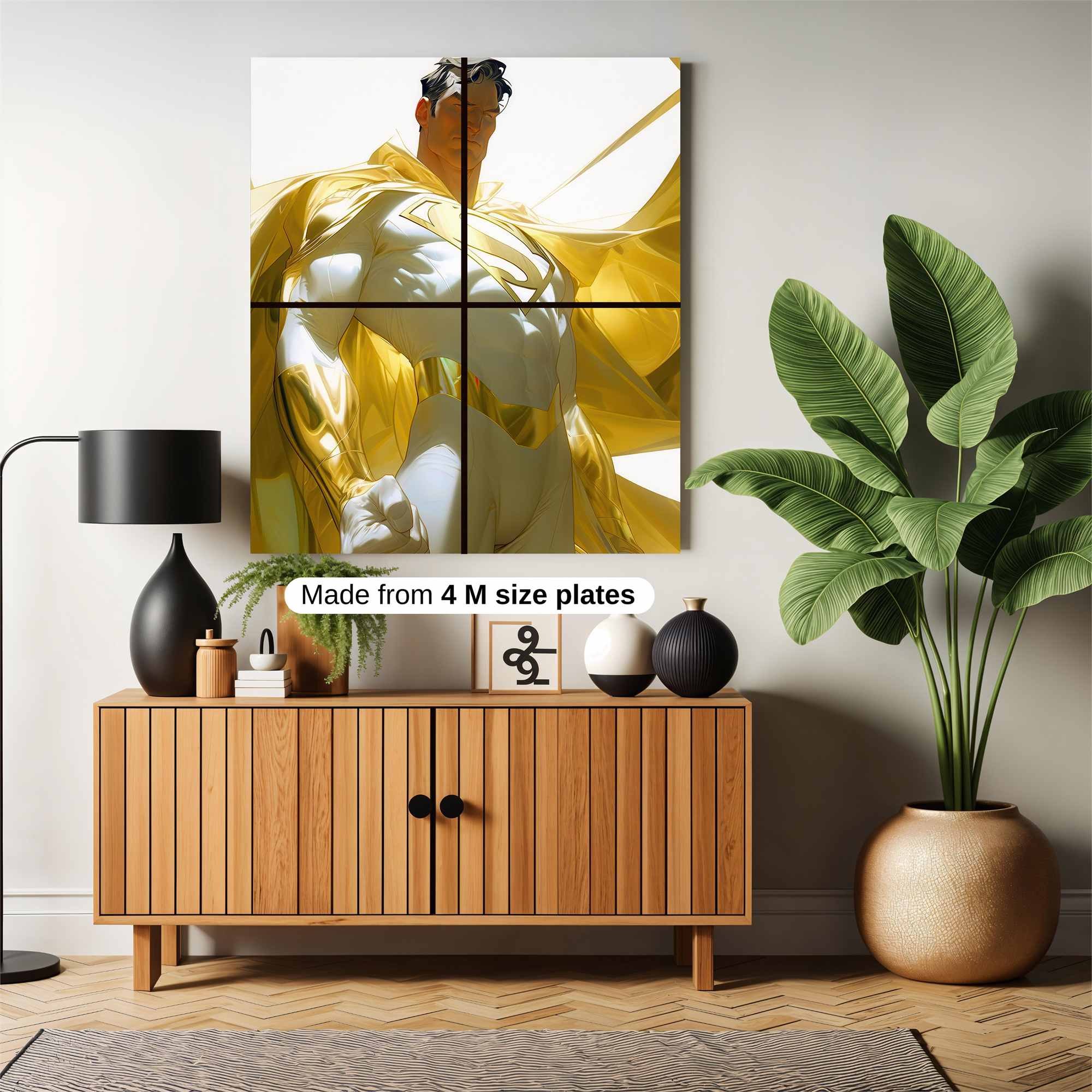 Superman Radiance Safe Wall Magnetic / M