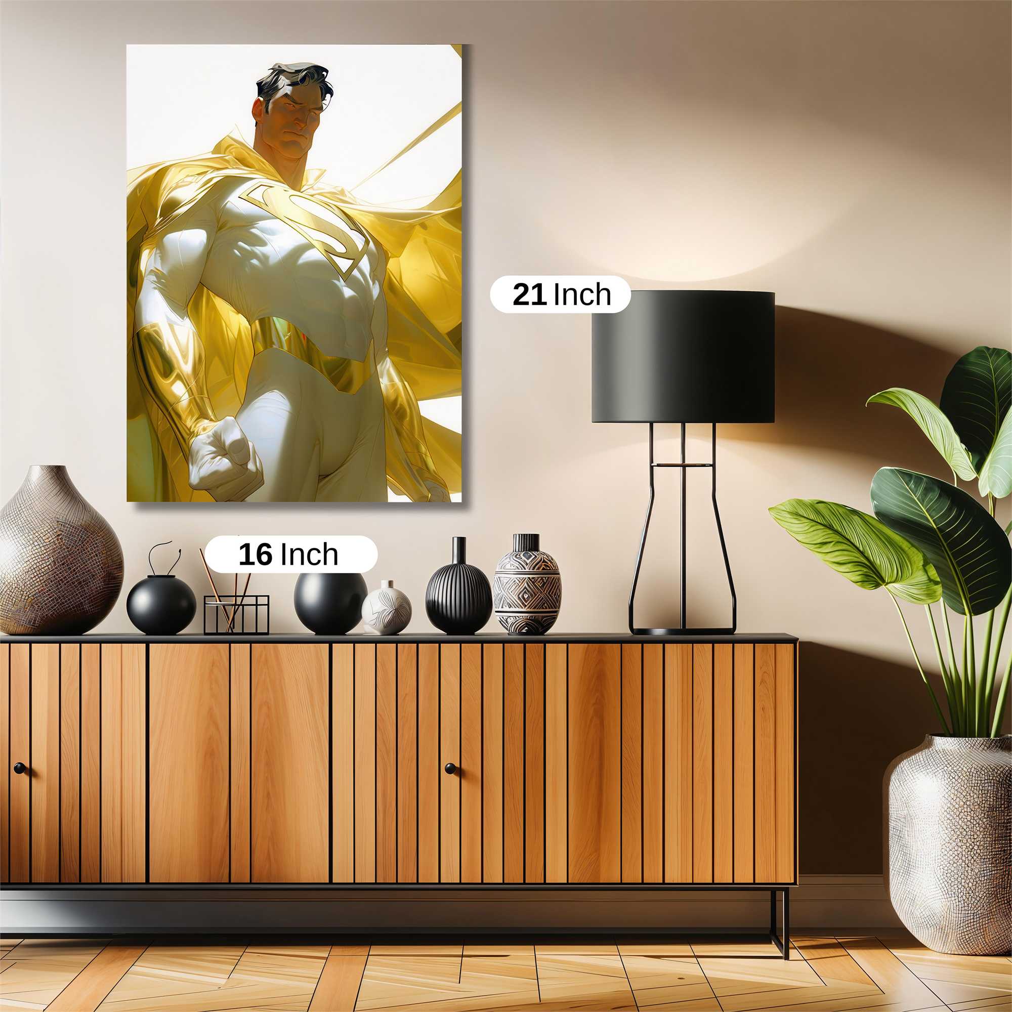 Superman Radiance Safe Wall Magnetic / M