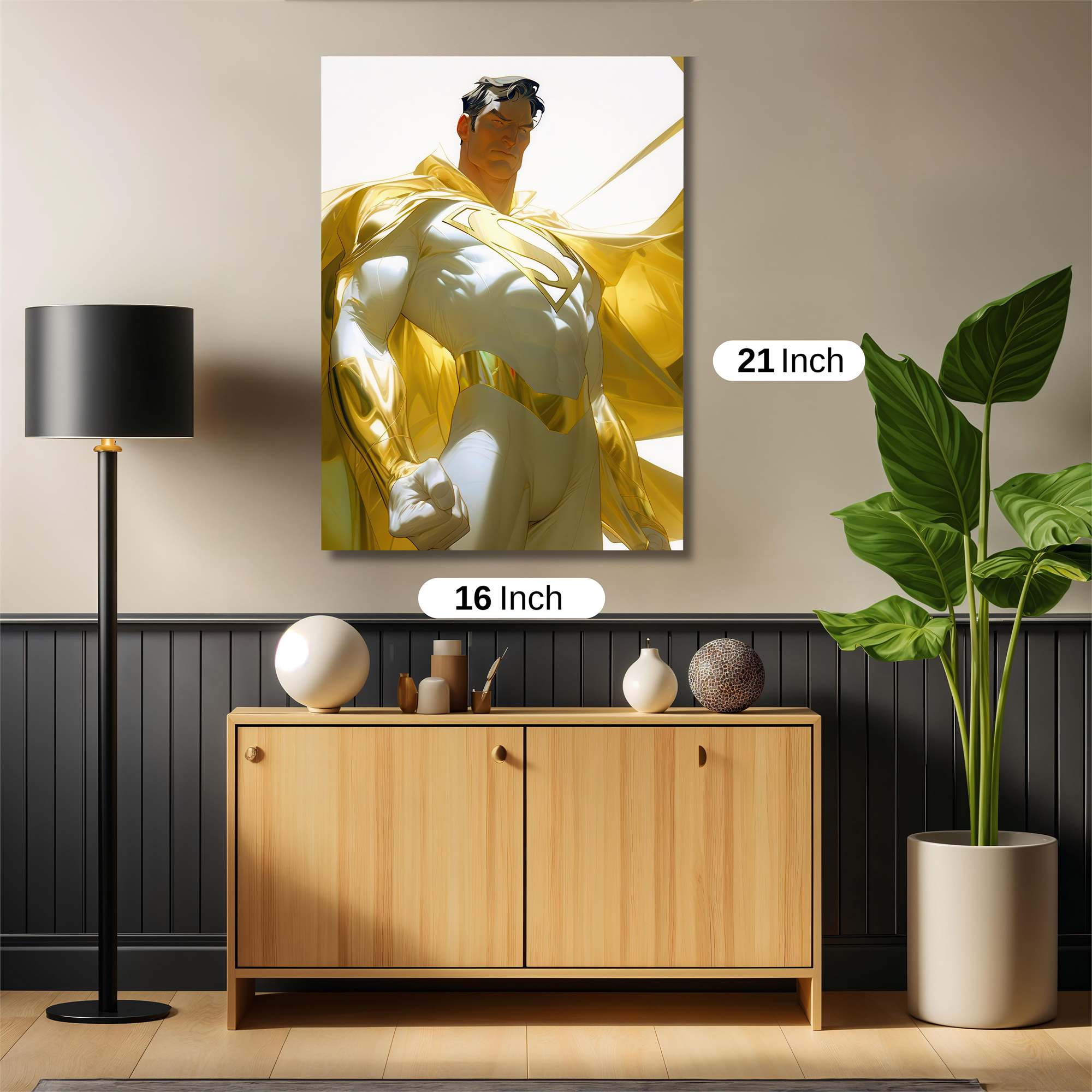 Superman Radiance Safe Wall Magnetic / M