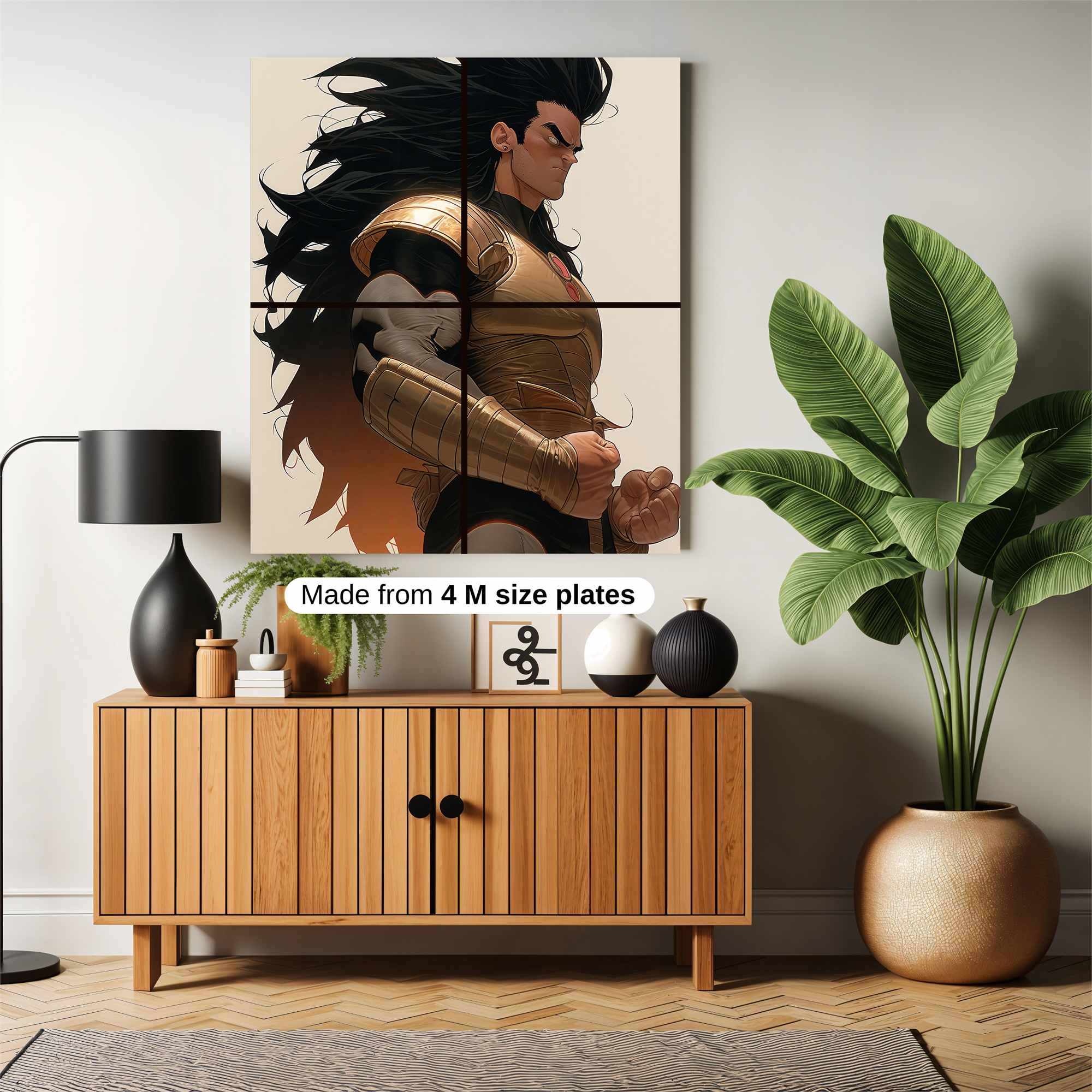 Saiyan Resolve Safe Wall Magnetic / M