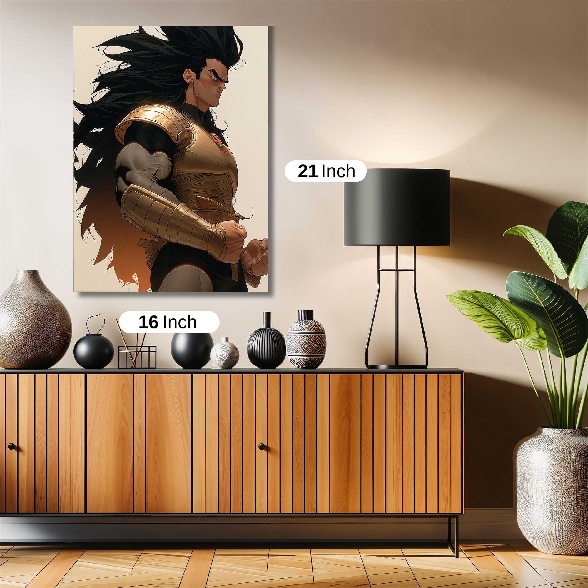 Saiyan Resolve Safe Wall Magnetic / M