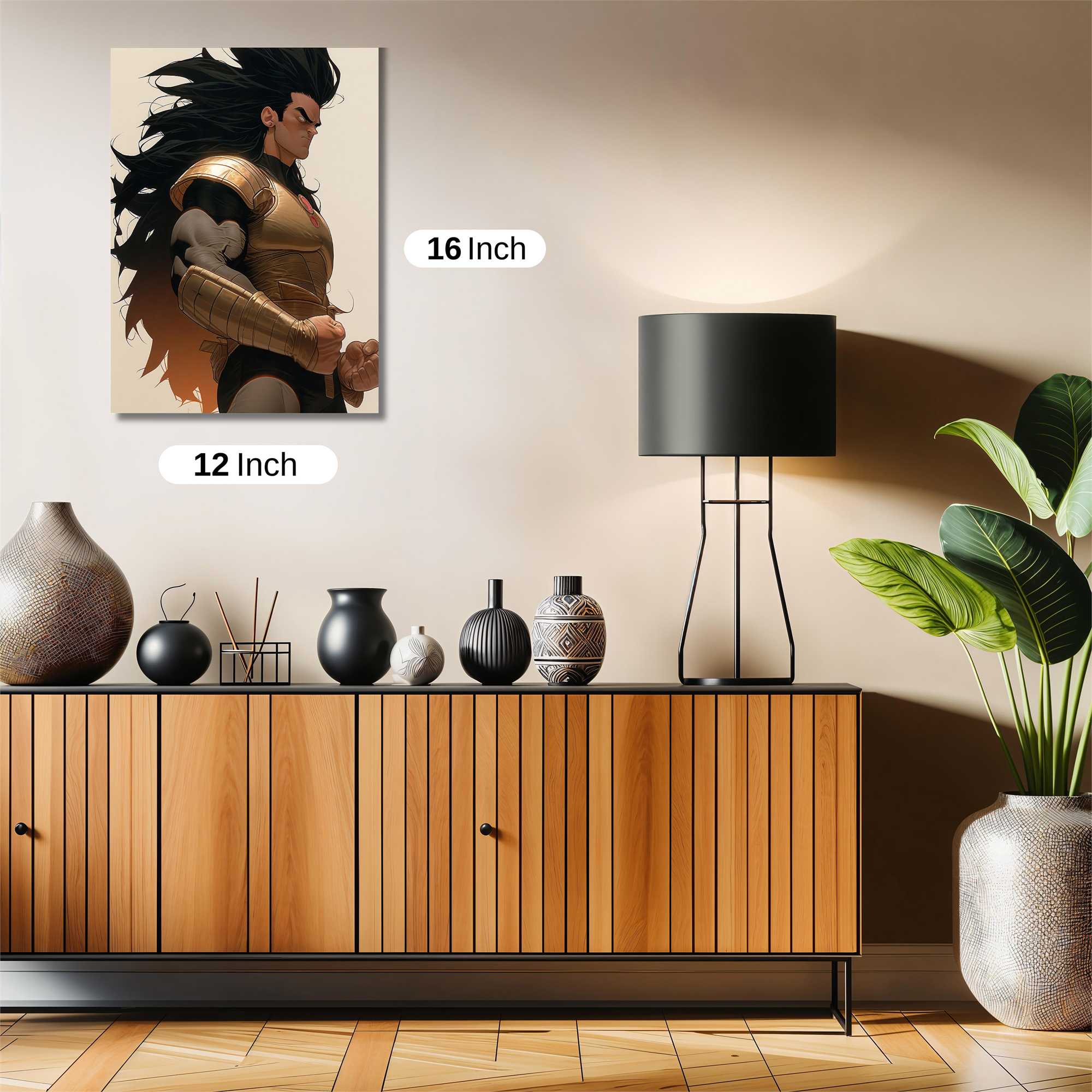 Saiyan Resolve Safe Wall Magnetic / M