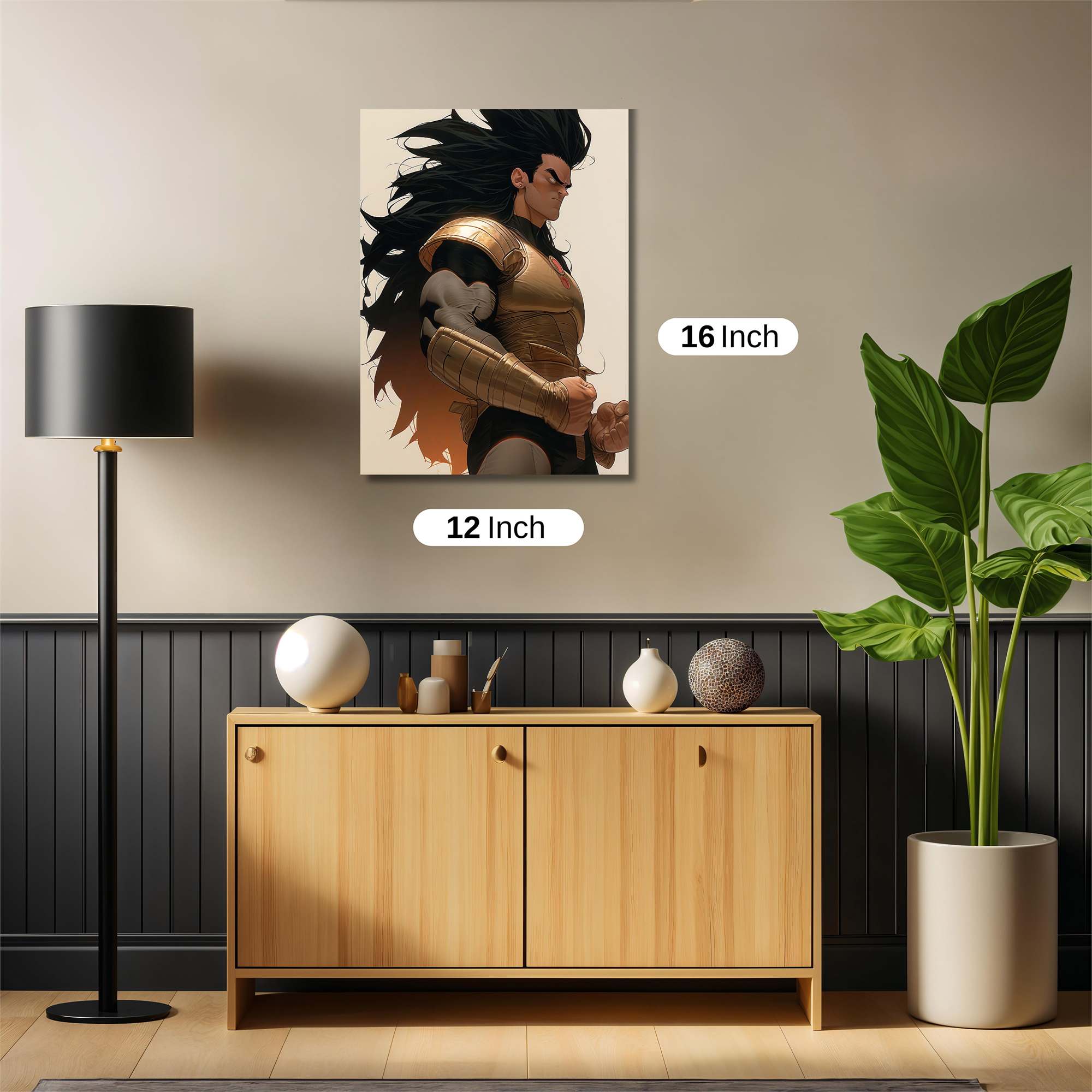 Saiyan Resolve Safe Wall Magnetic / M